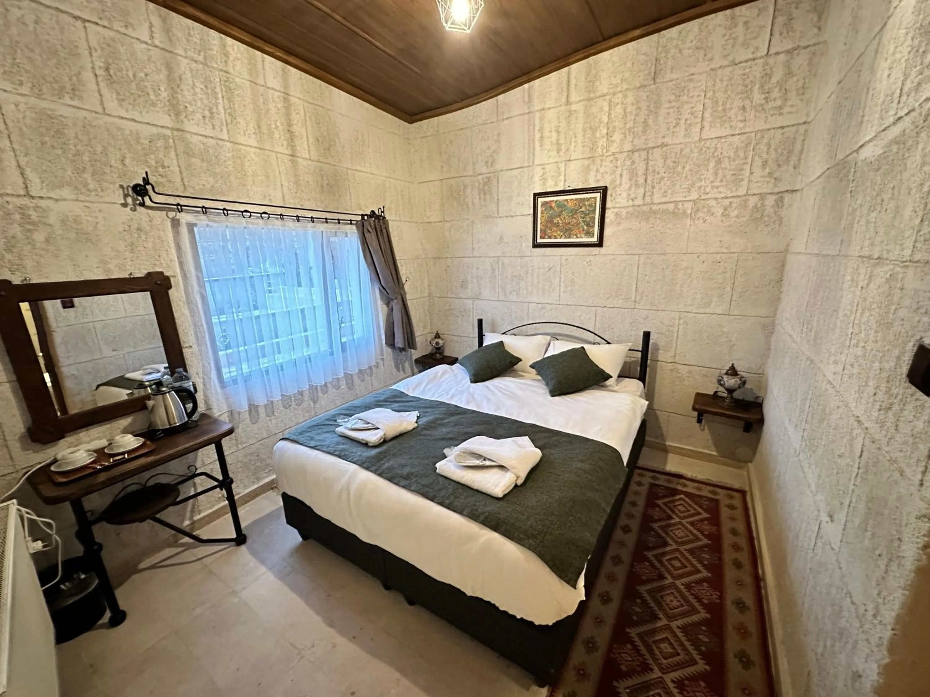 Bed in Turan Cappadocia Cave