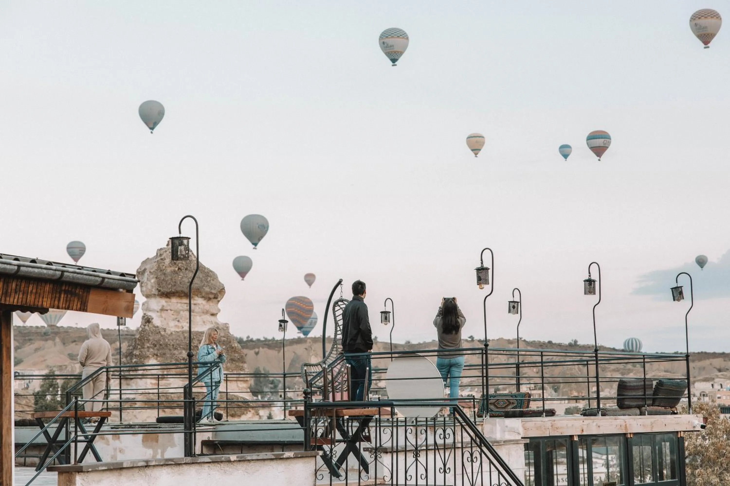 Balcony/Terrace in Turan Cappadocia Cave