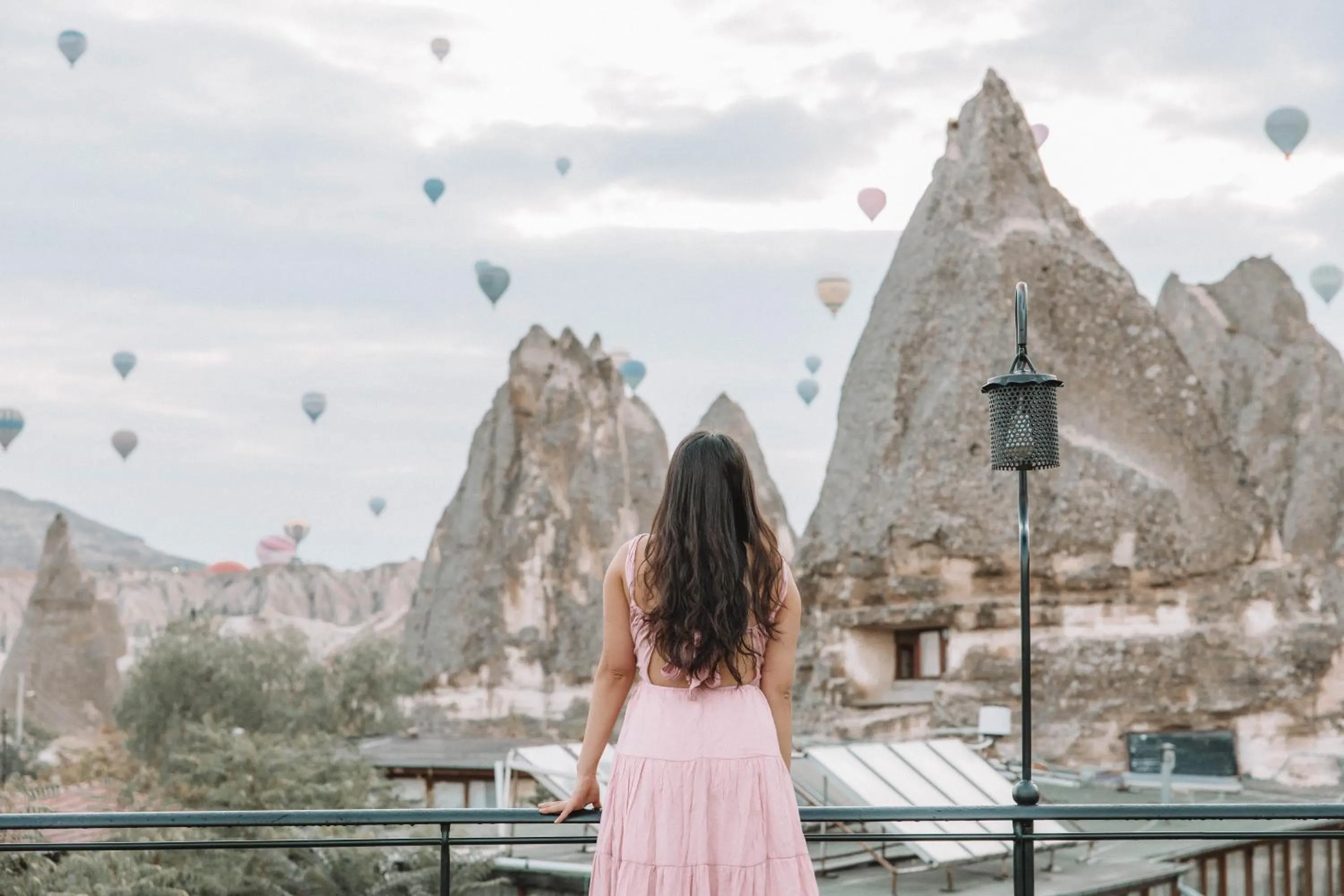 Balcony/Terrace in Turan Cappadocia Cave