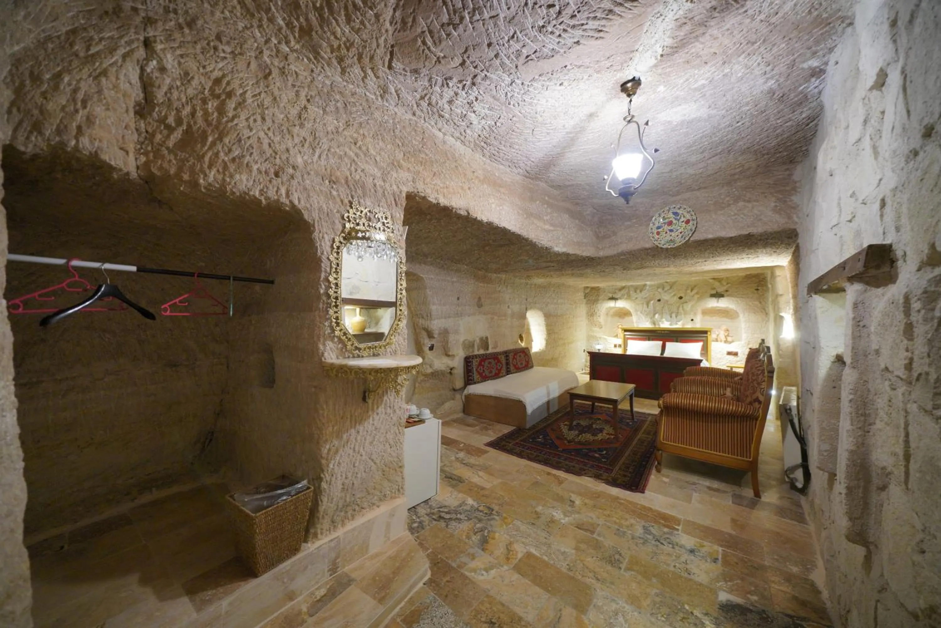 Bed in Turan Cappadocia Cave