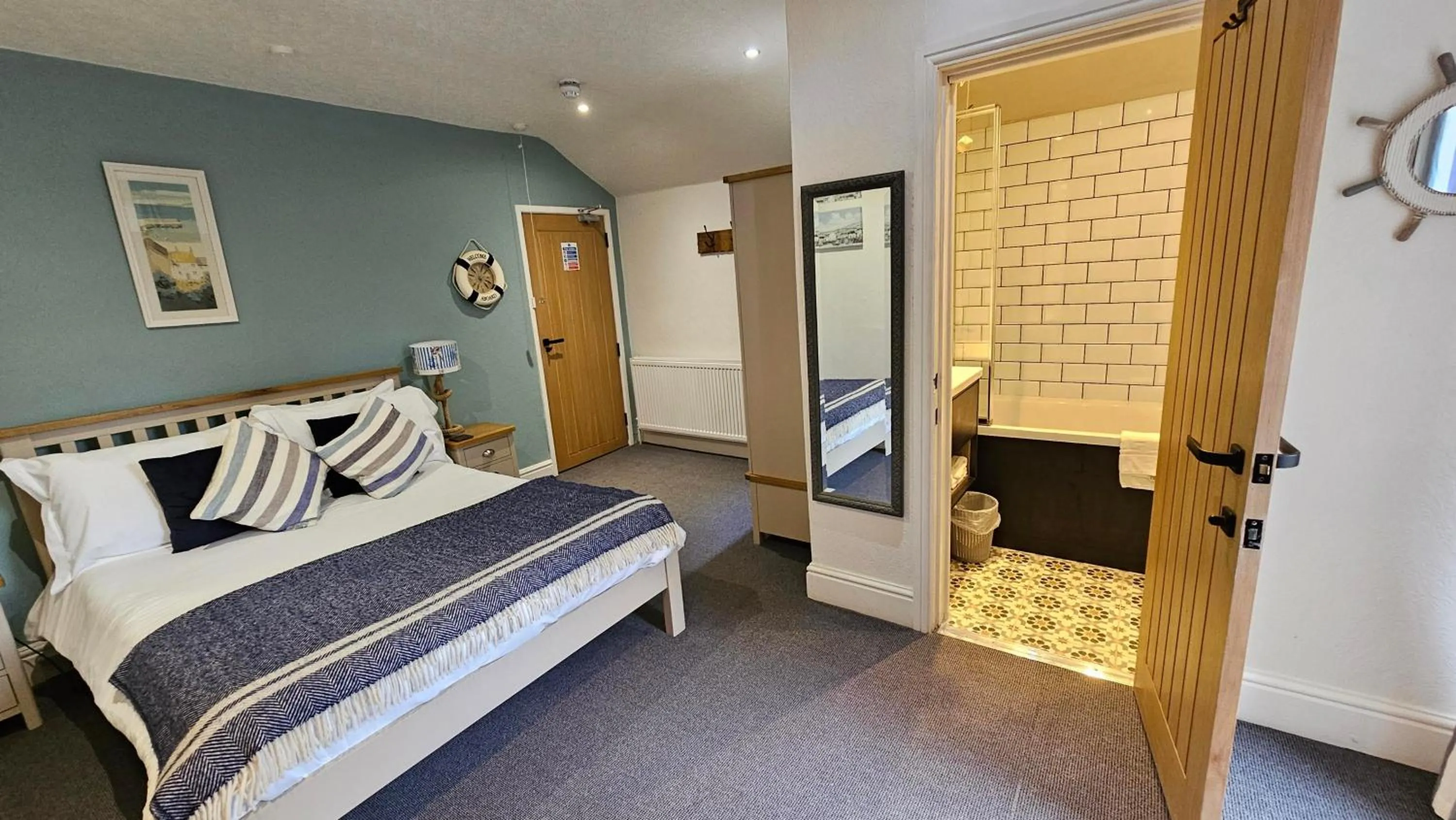 Bed in Hotel Rudyard