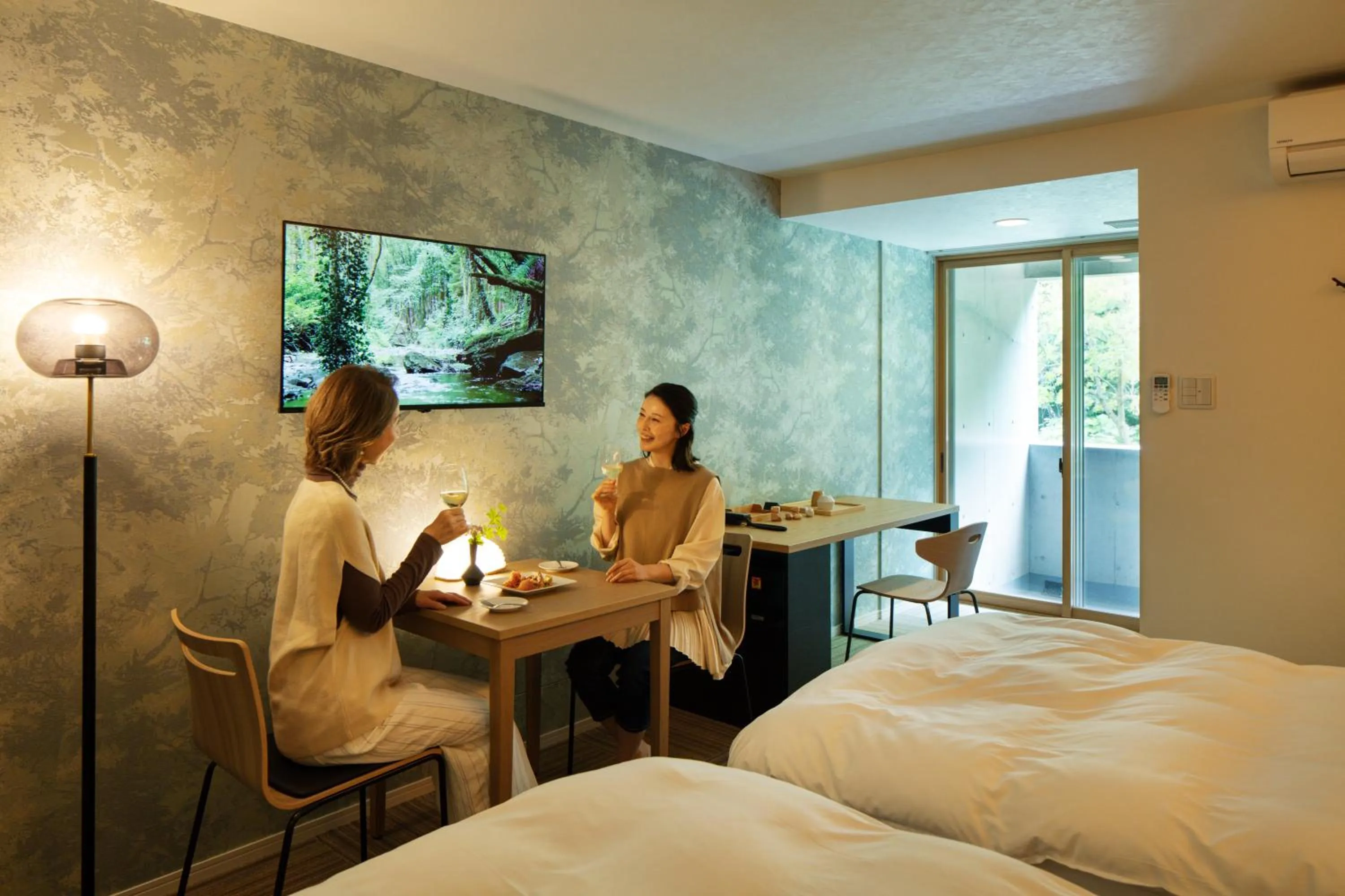 Bed in nasu mukunone AUBERGE