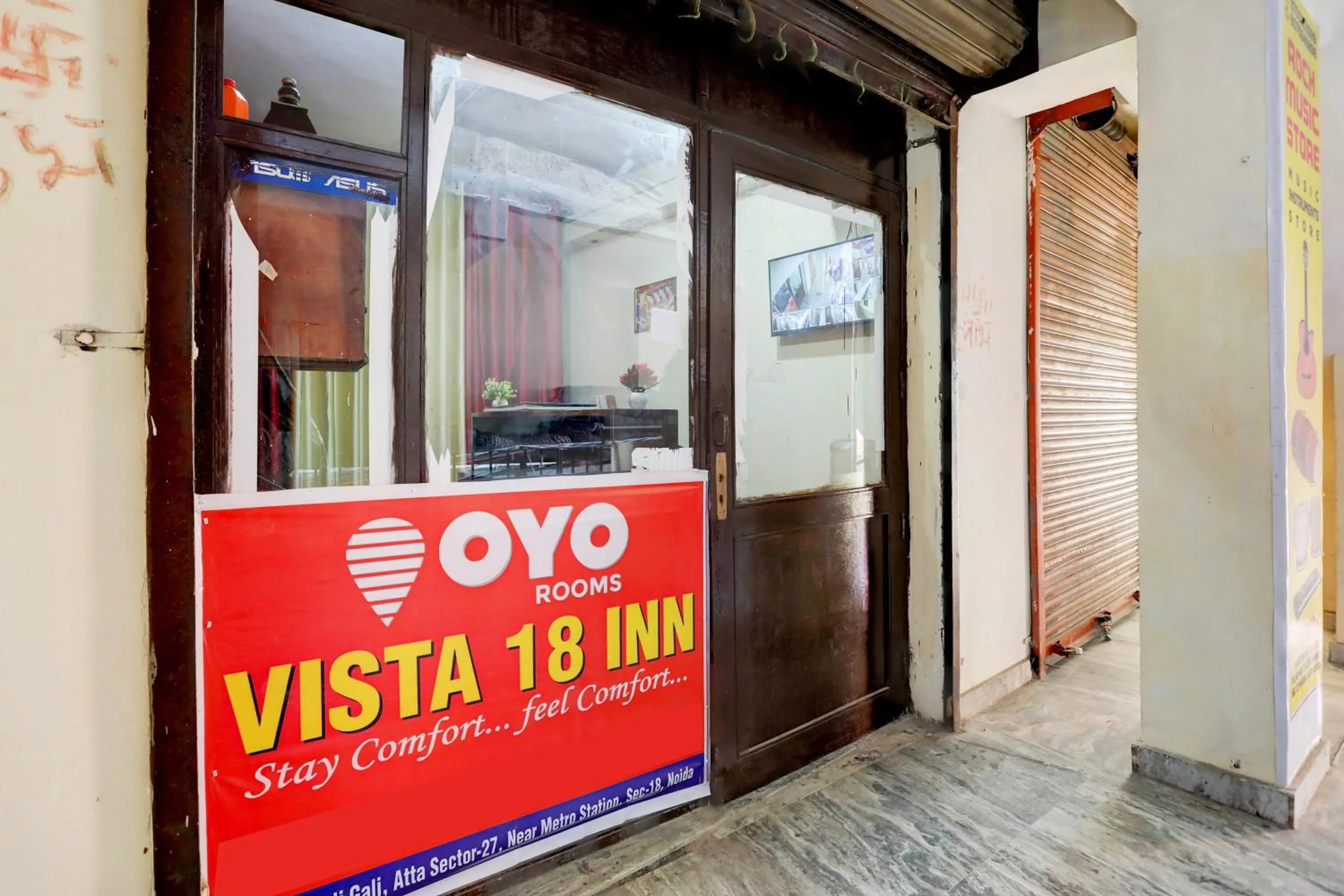 Facade/entrance in Hotel O vista 18 inn