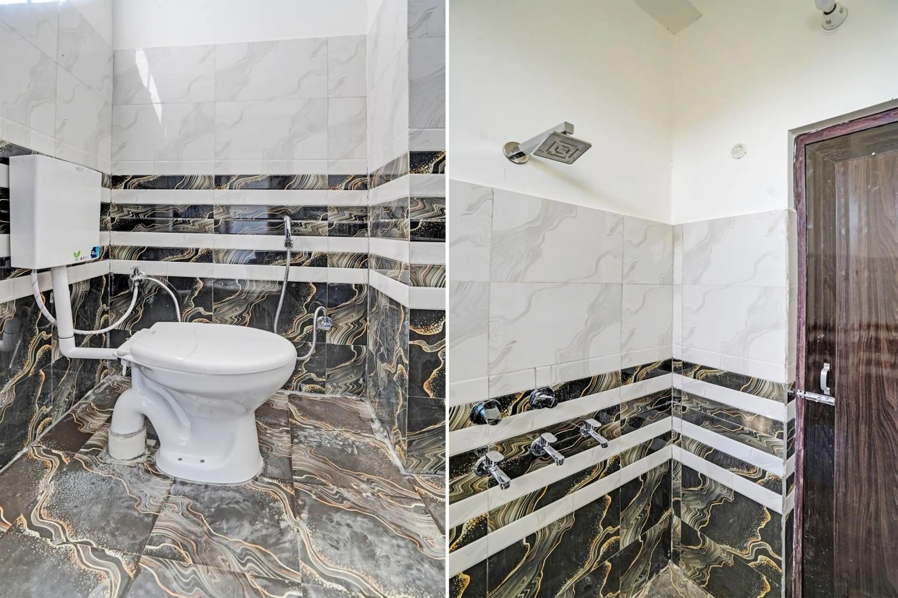 Bathroom in Hotel O by OYO Hira Royal Palace And Lawn