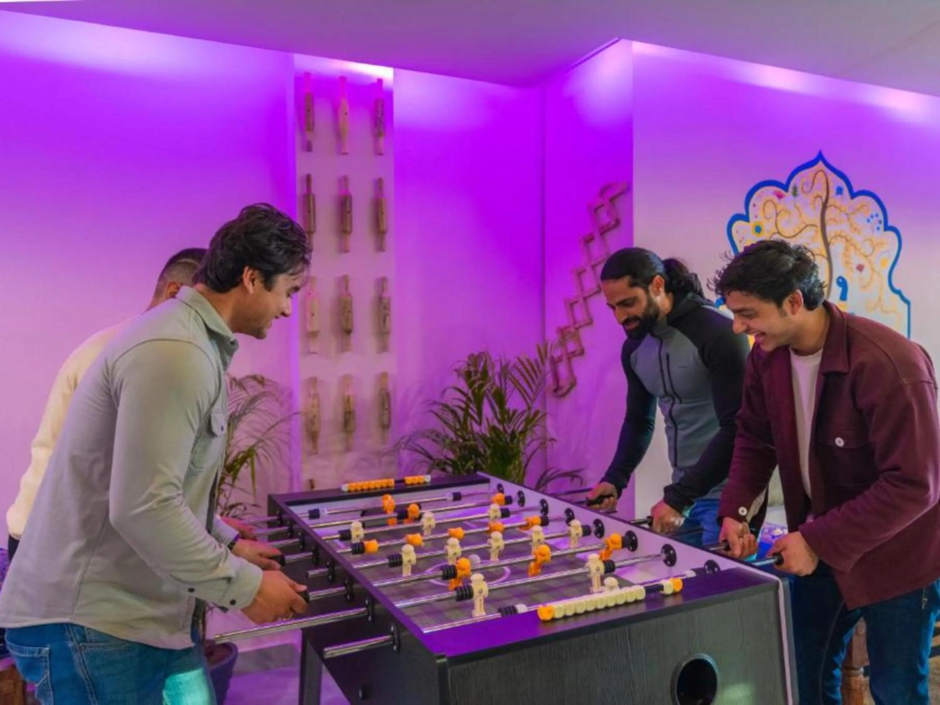 Communal lounge/ TV room in The Hosteller Amritsar, Near Golden Temple