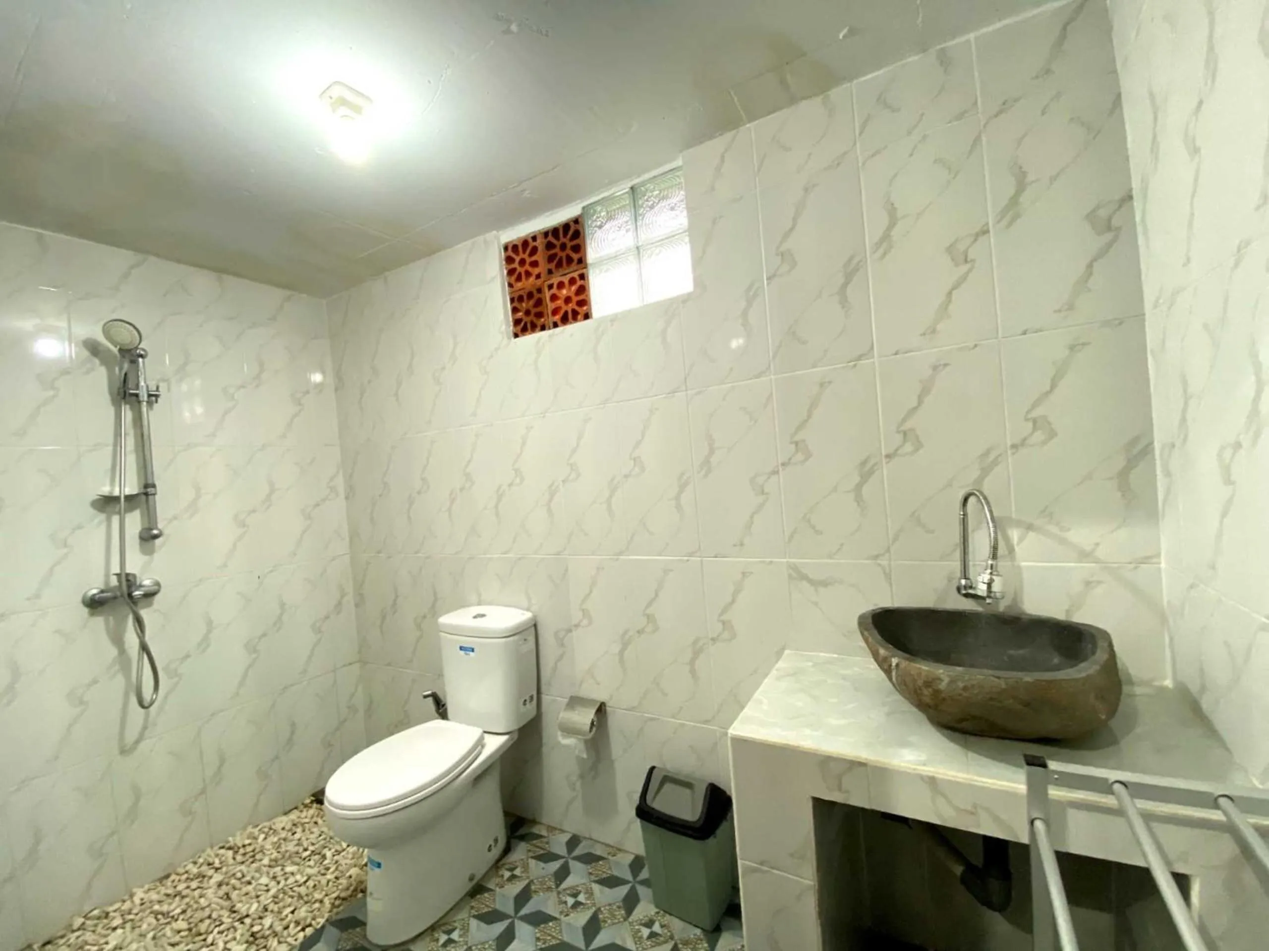 Bathroom in Belvilla Serene Paradise Resort Batur Hot Spring