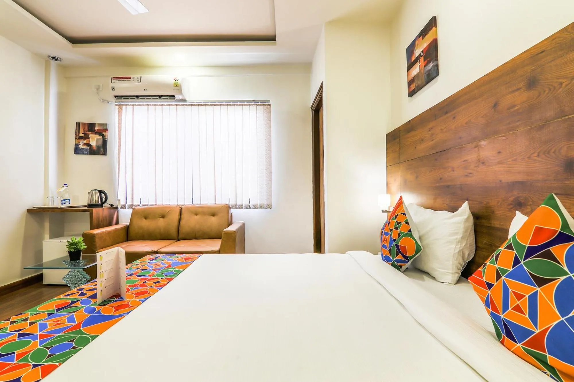 Bed in FabHotel Vista Suites - Frazer Town