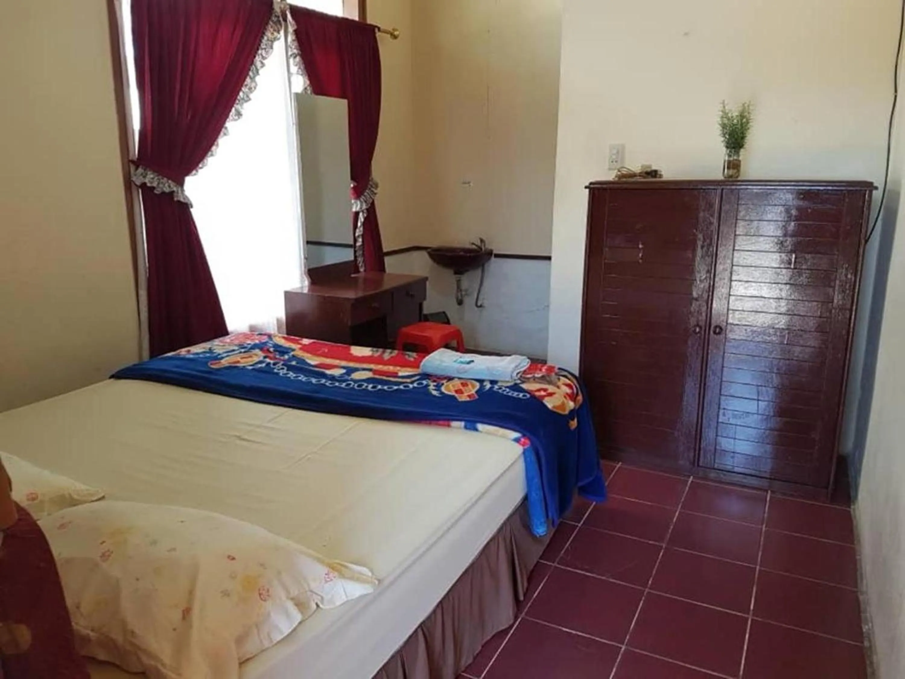 Bed in Kaliaga Bungalow