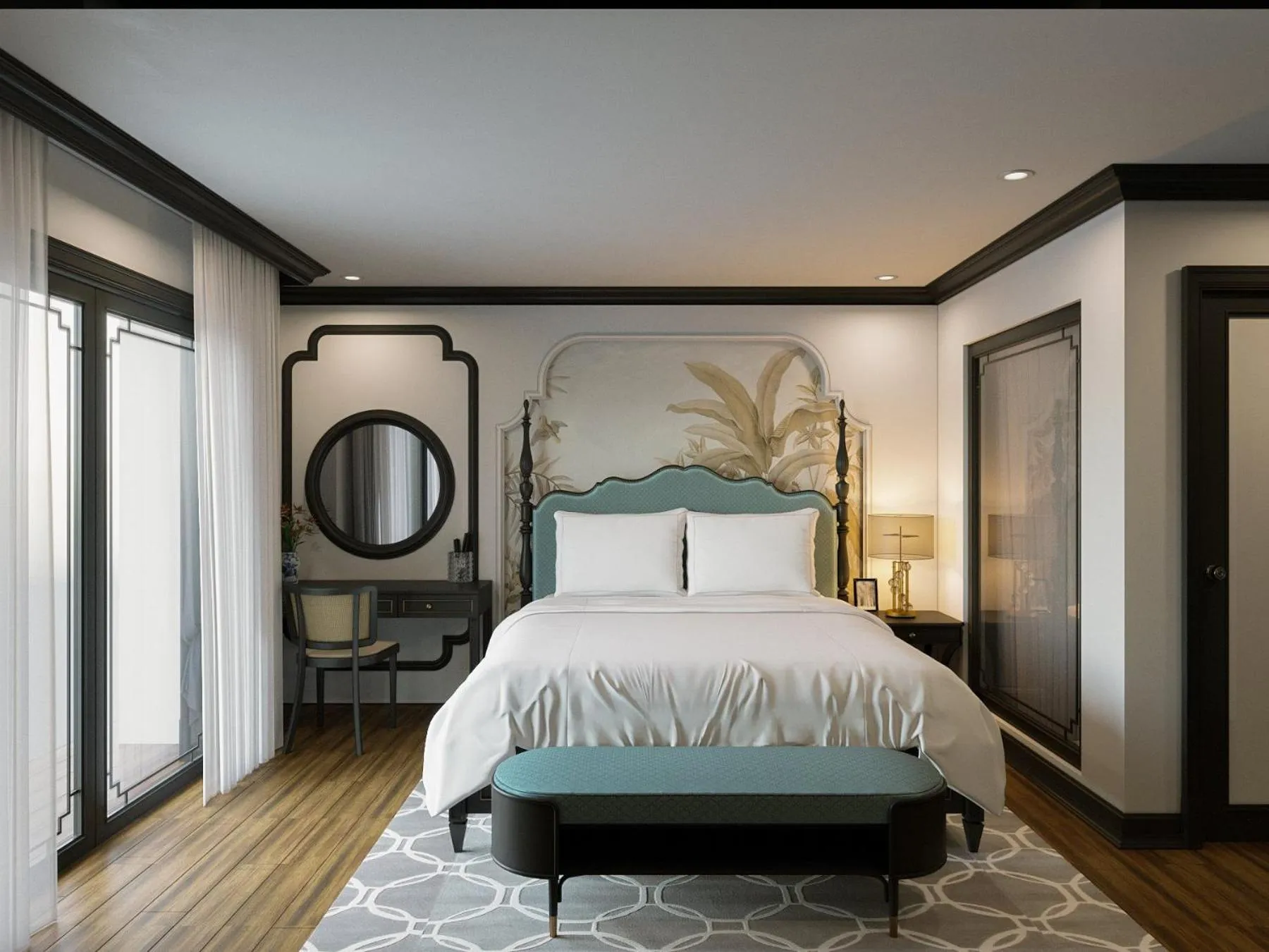 Bed in Aquarius Premium Hotel