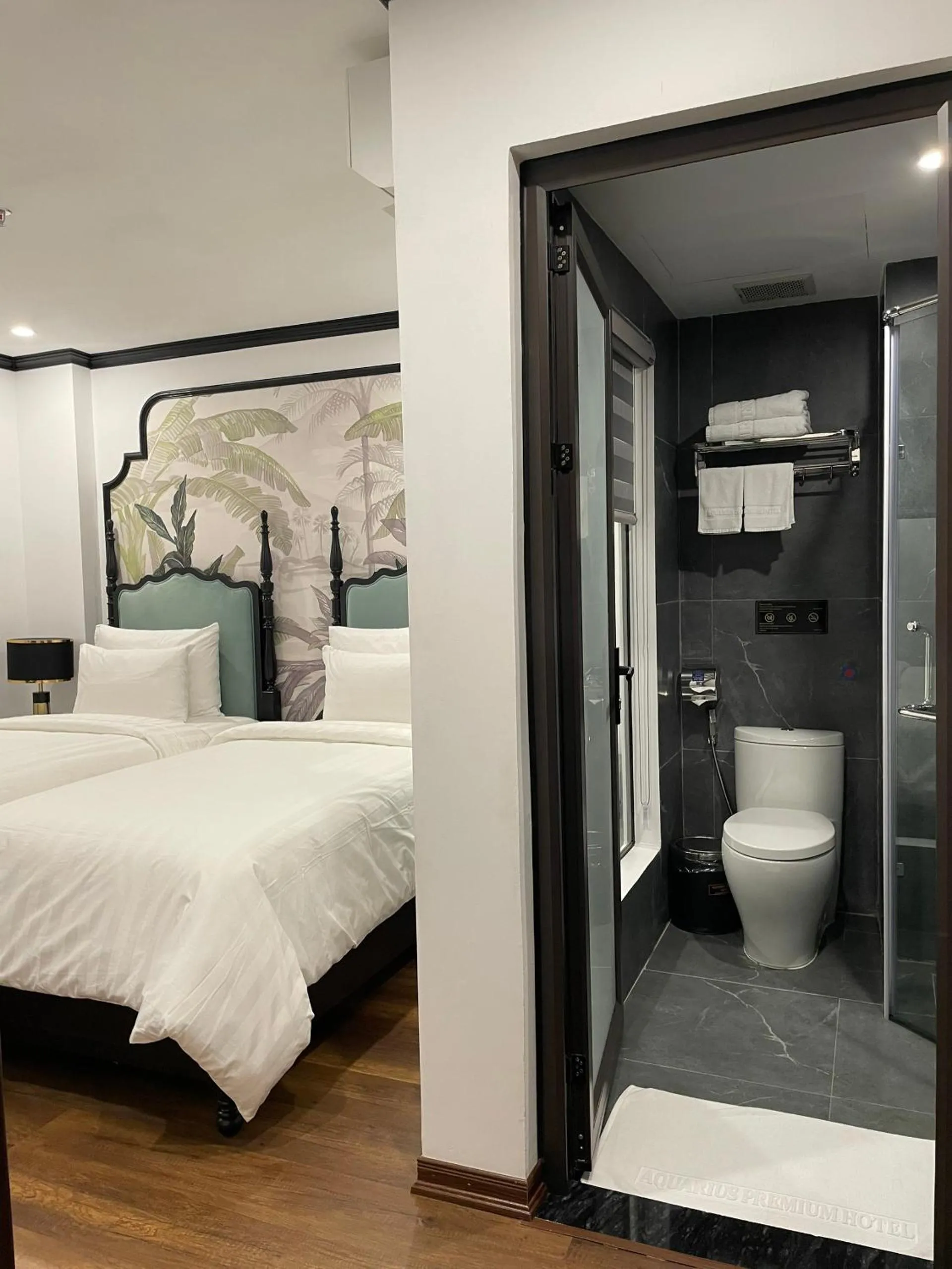 Bed in Aquarius Premium Hotel