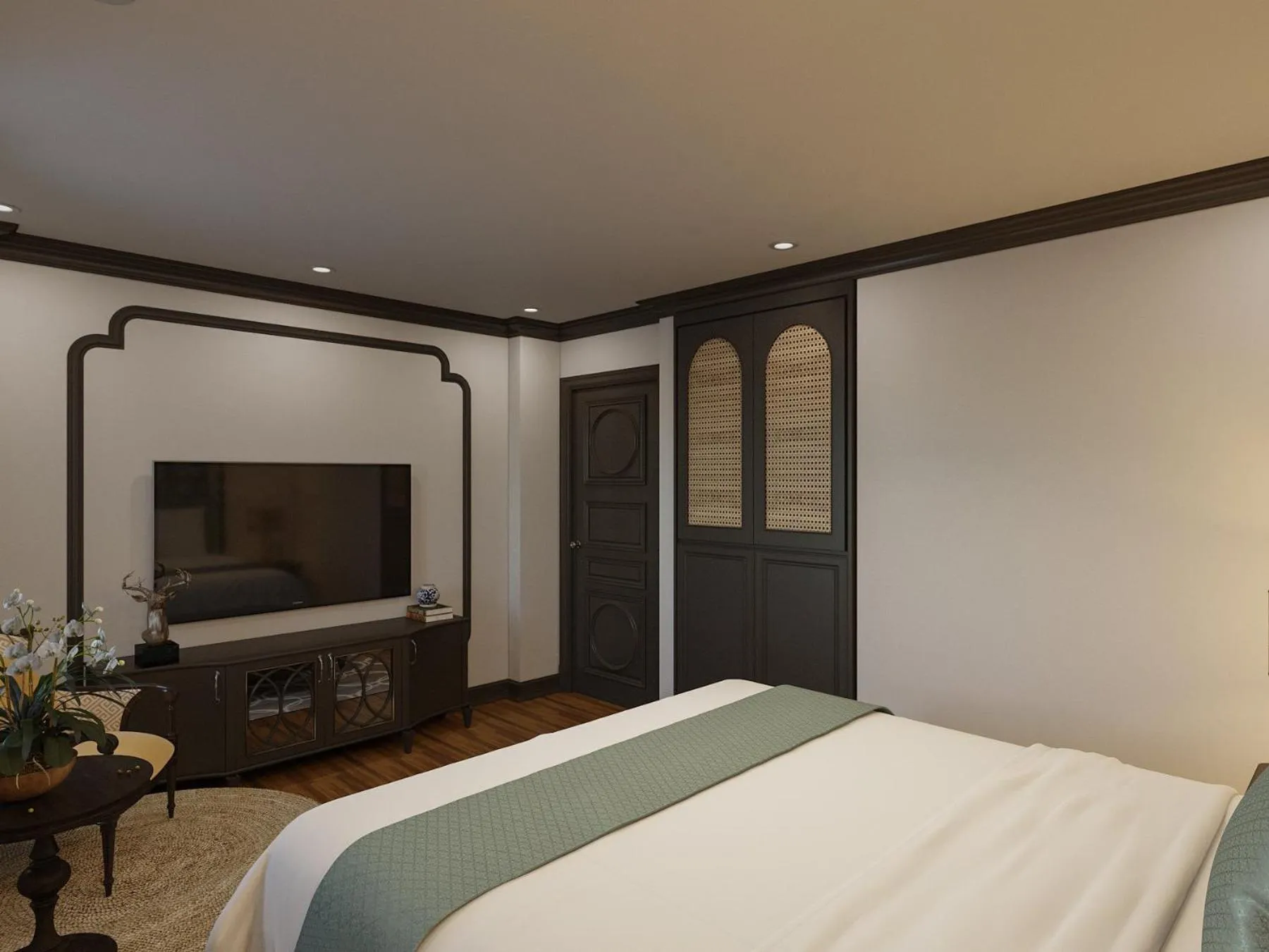 Bed in Aquarius Premium Hotel