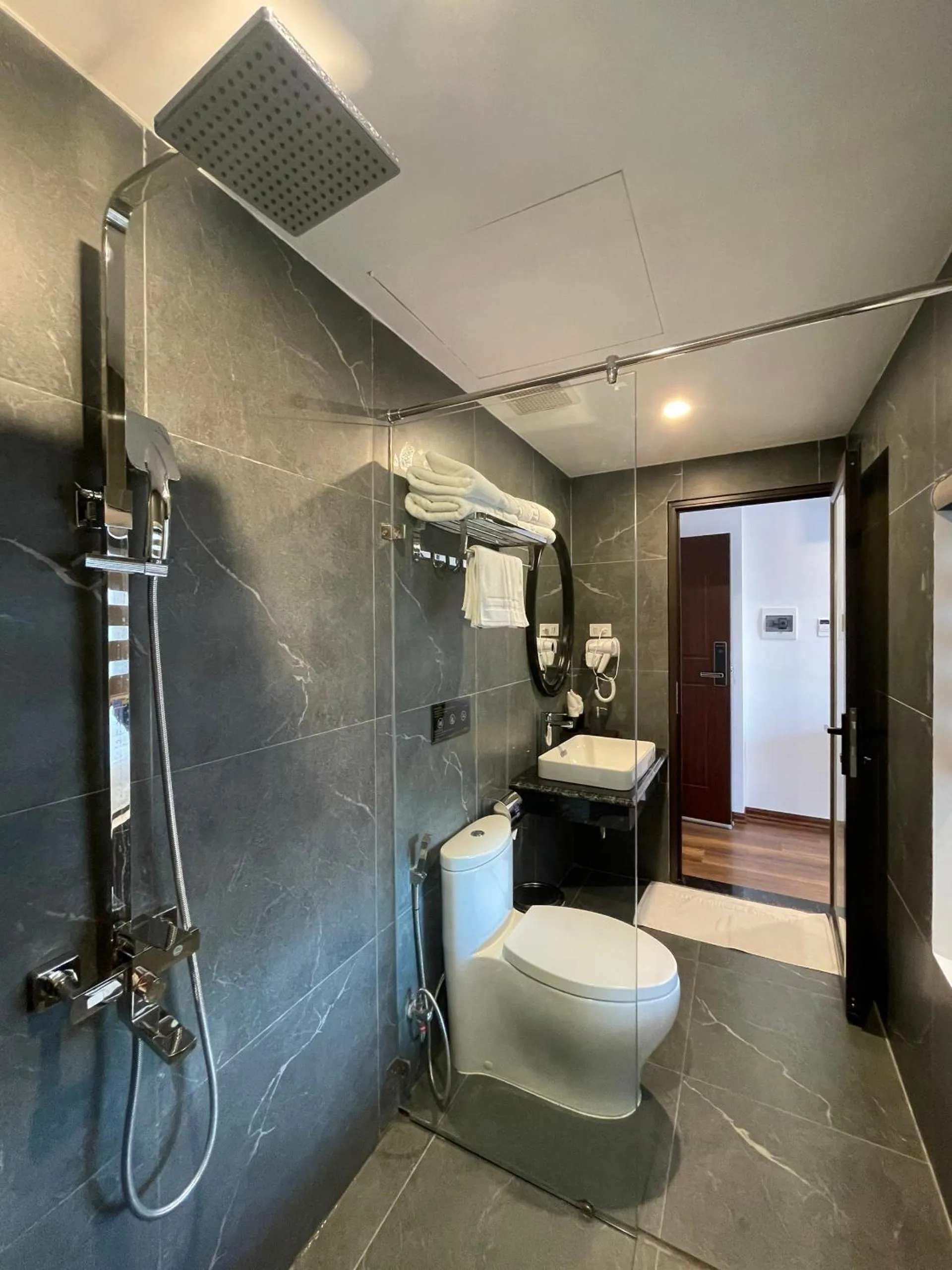 Shower in Aquarius Premium Hotel