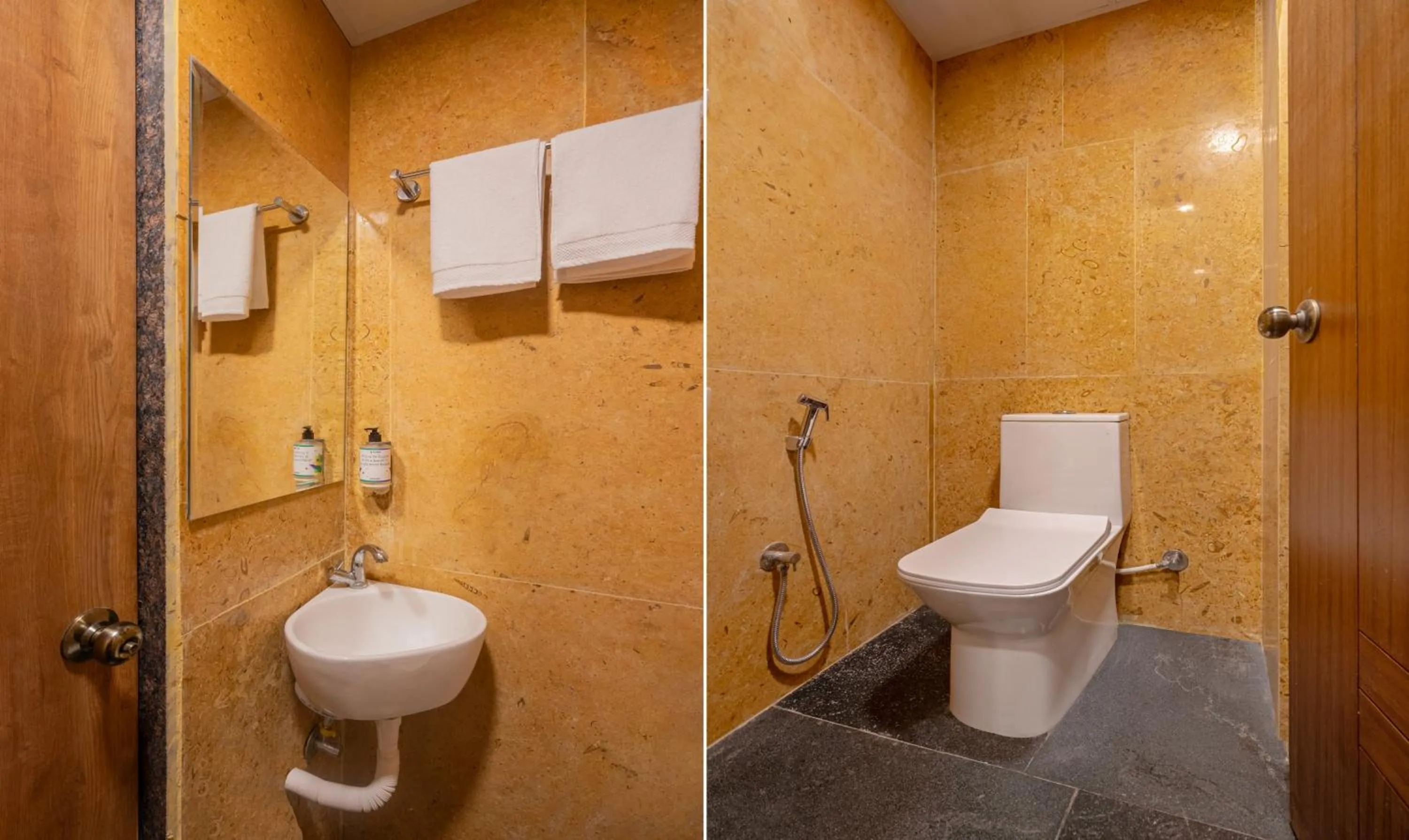 Bathroom in Treebo SY Inn, Gachibowli DLF