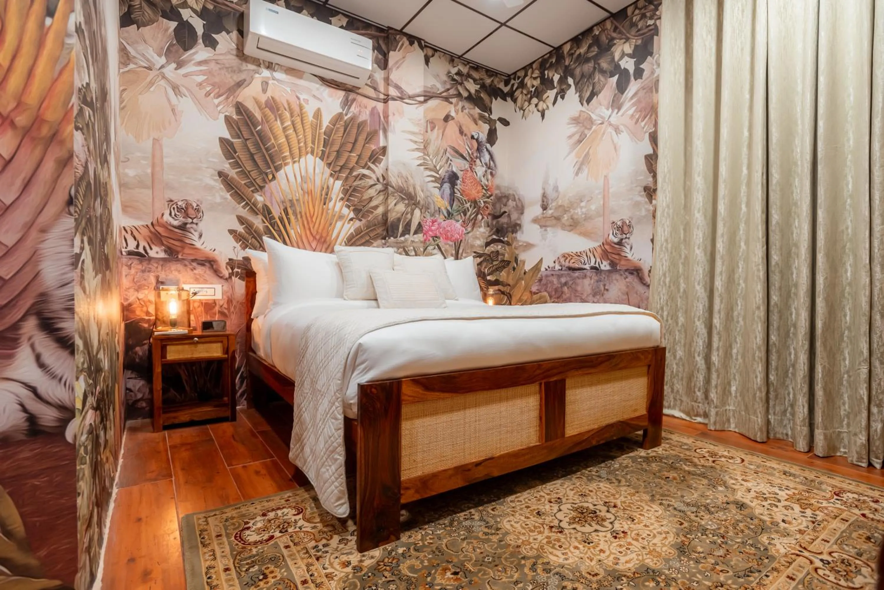 Bed in Vaani Greens Wildlife Resort, Kaziranga