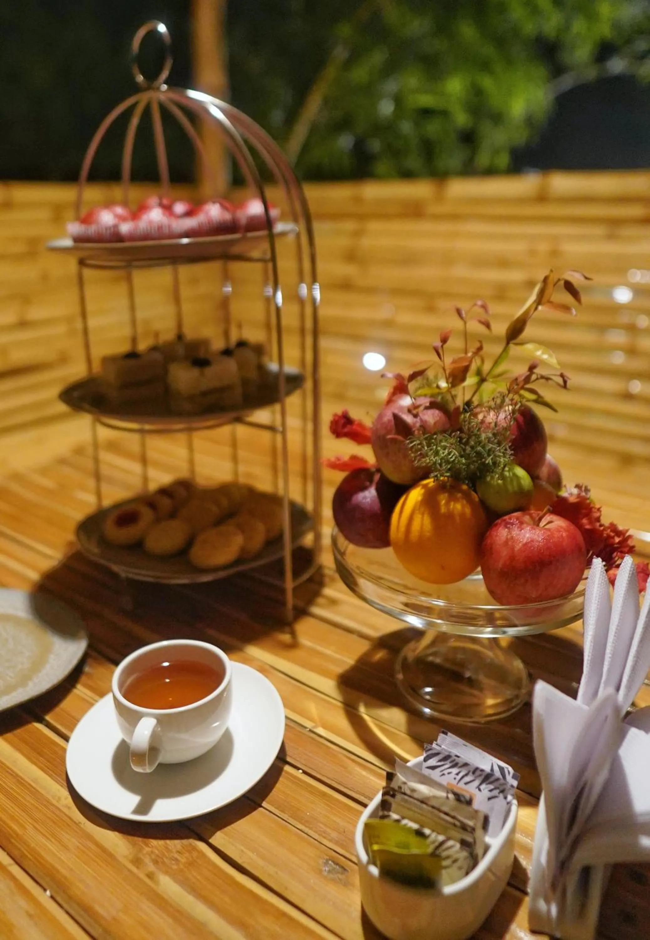 Breakfast in Vaani Greens Wildlife Resort, Kaziranga