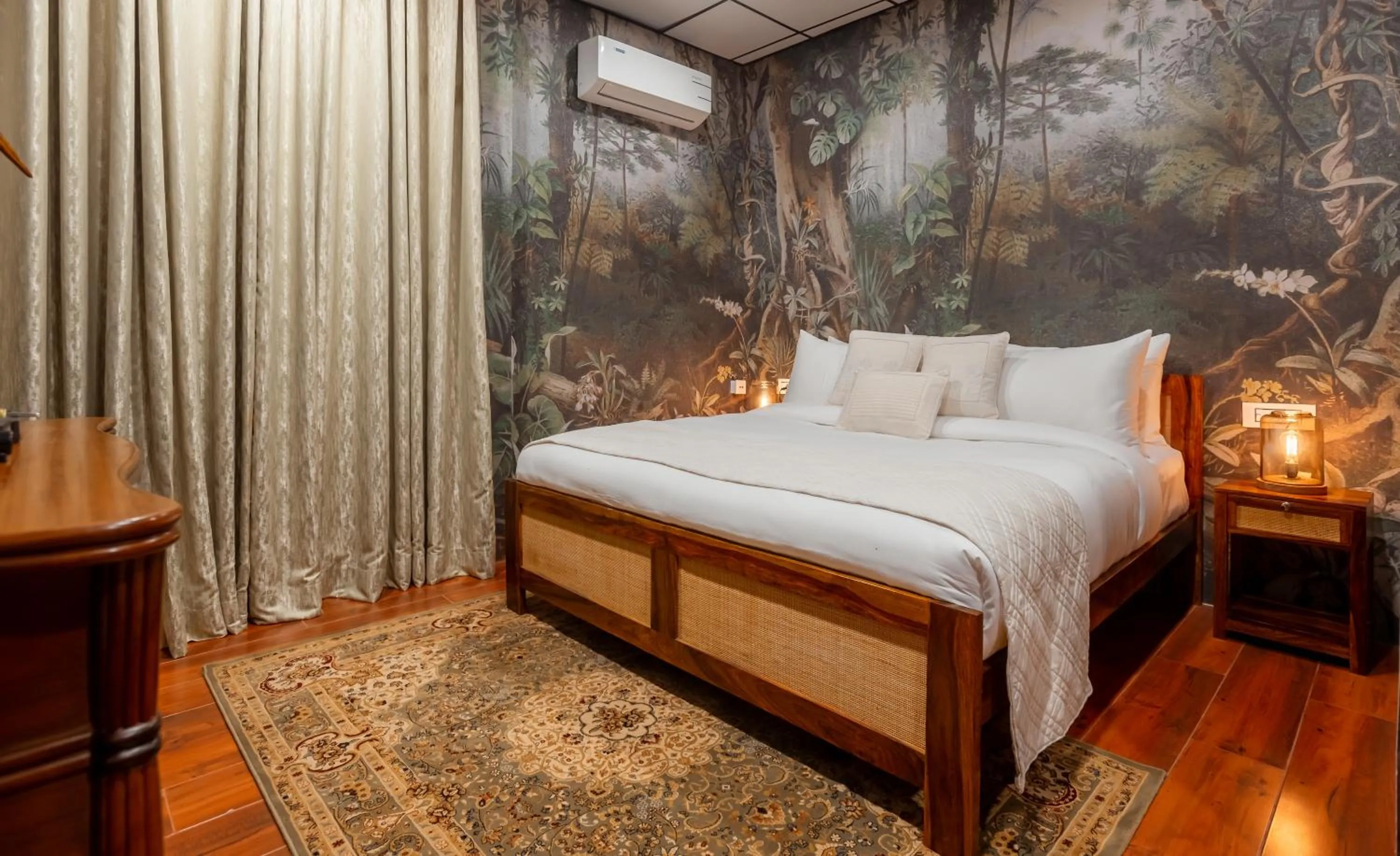 Bed in Vaani Greens Wildlife Resort, Kaziranga