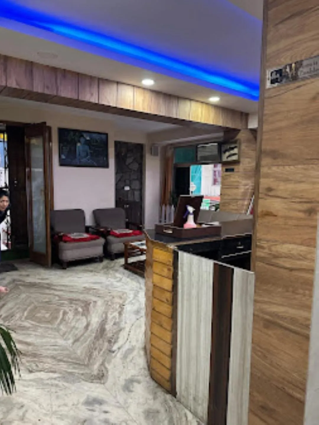 Lobby or reception in Hotel Golden Dolma