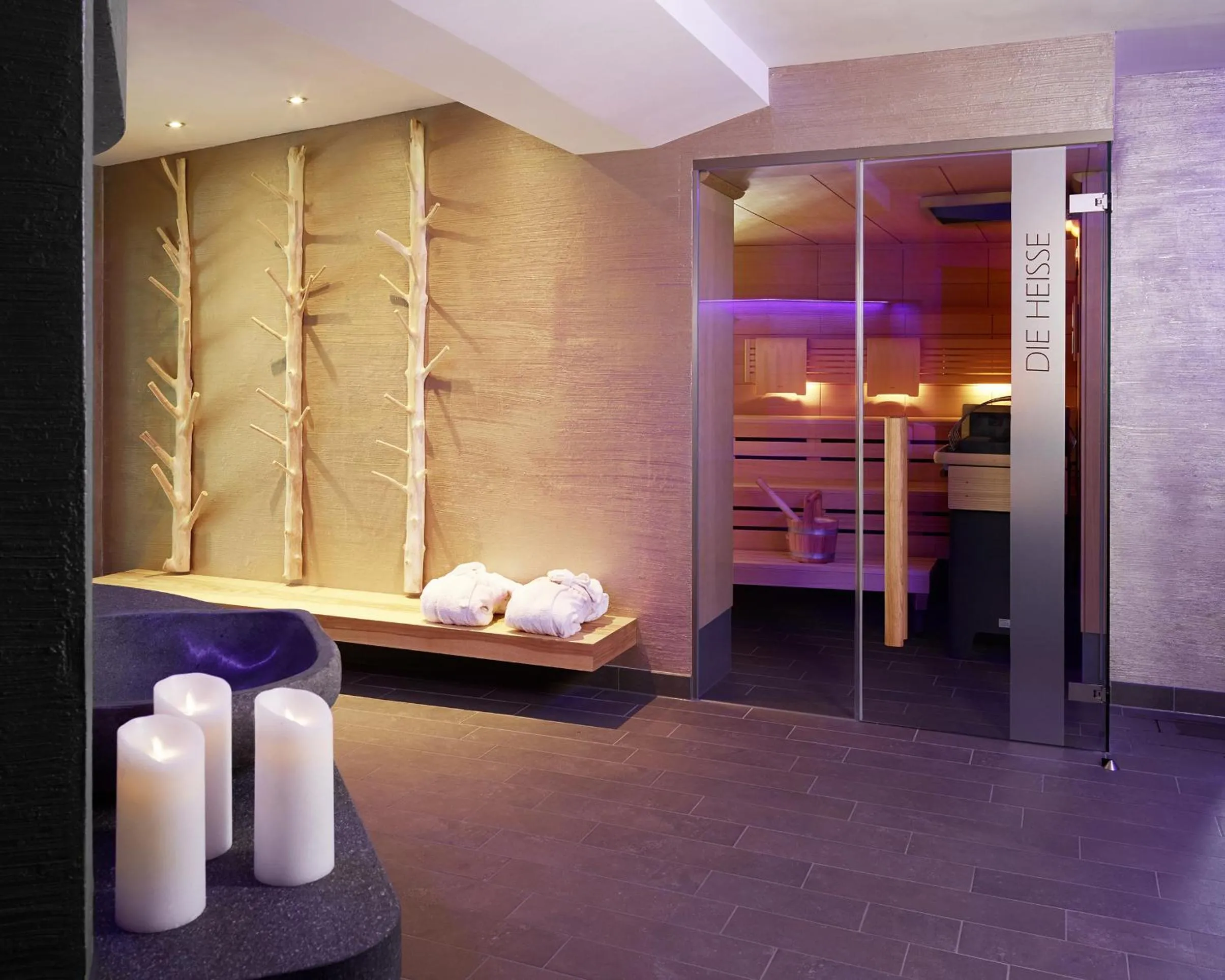 Sauna in Verwöhn-Wellnesshotel Walserhof