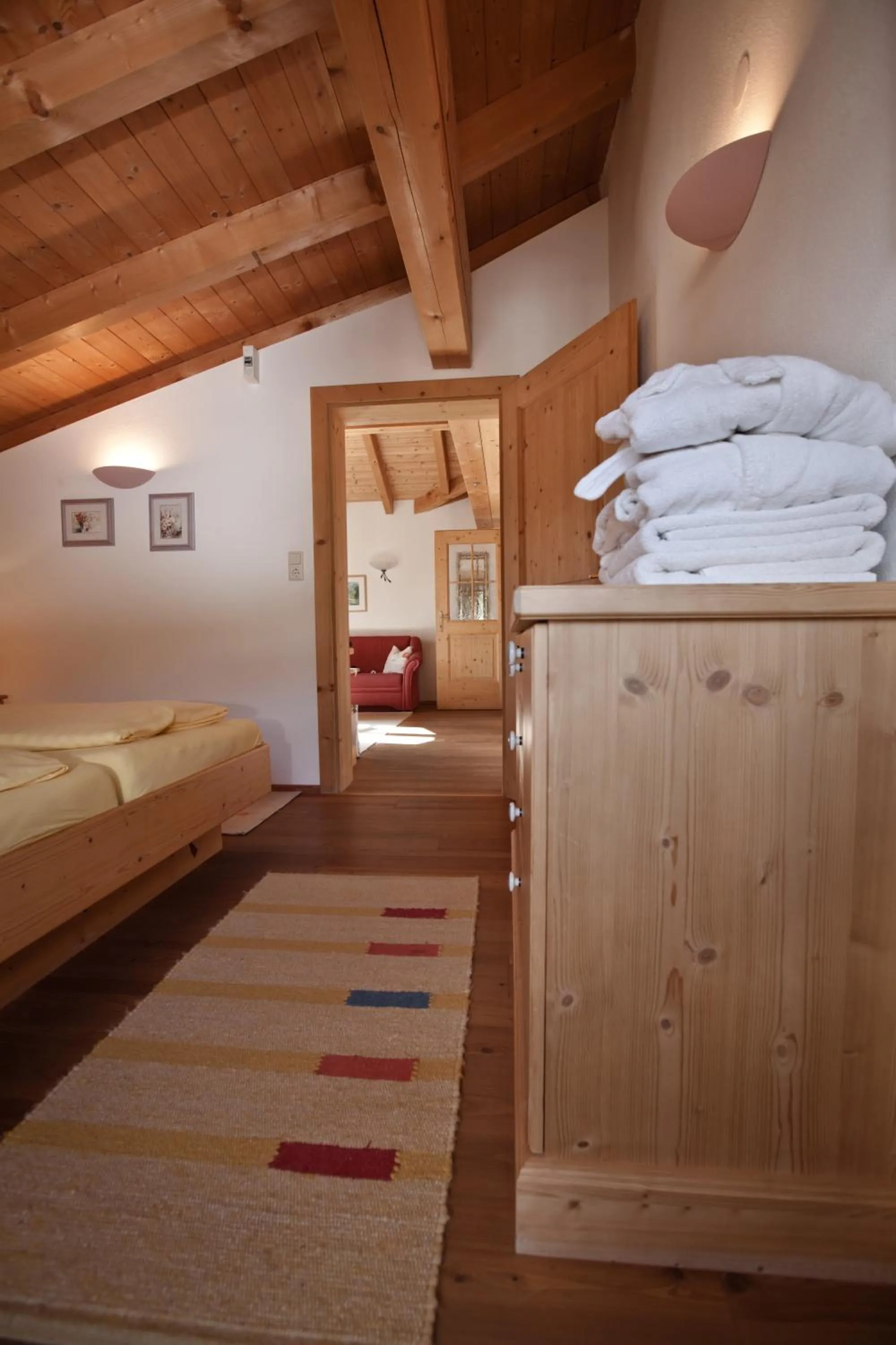 Decorative detail, Bed in Bio-Landpension Monika