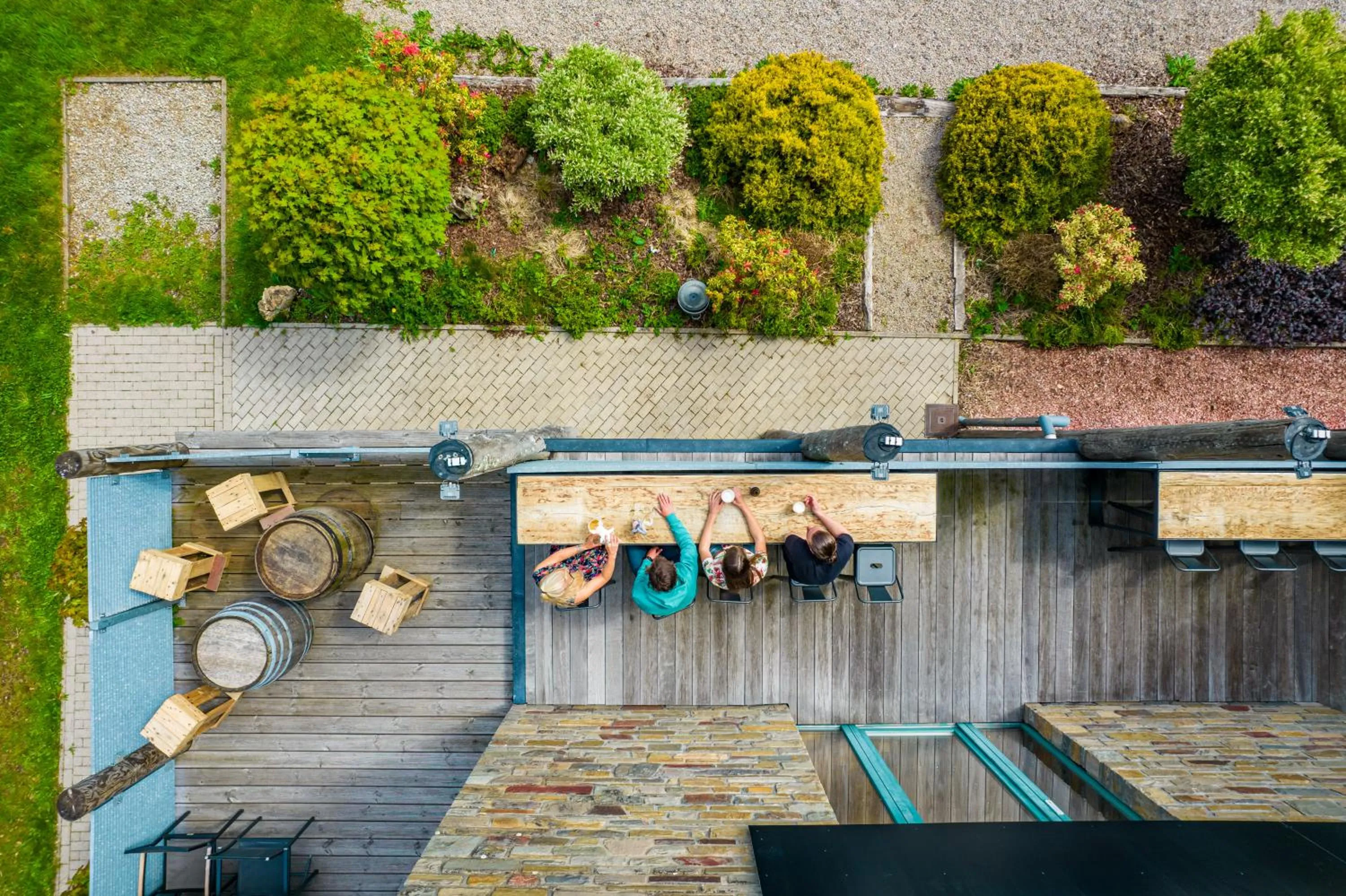 Bird's eye view in HI Malmedy Hostel