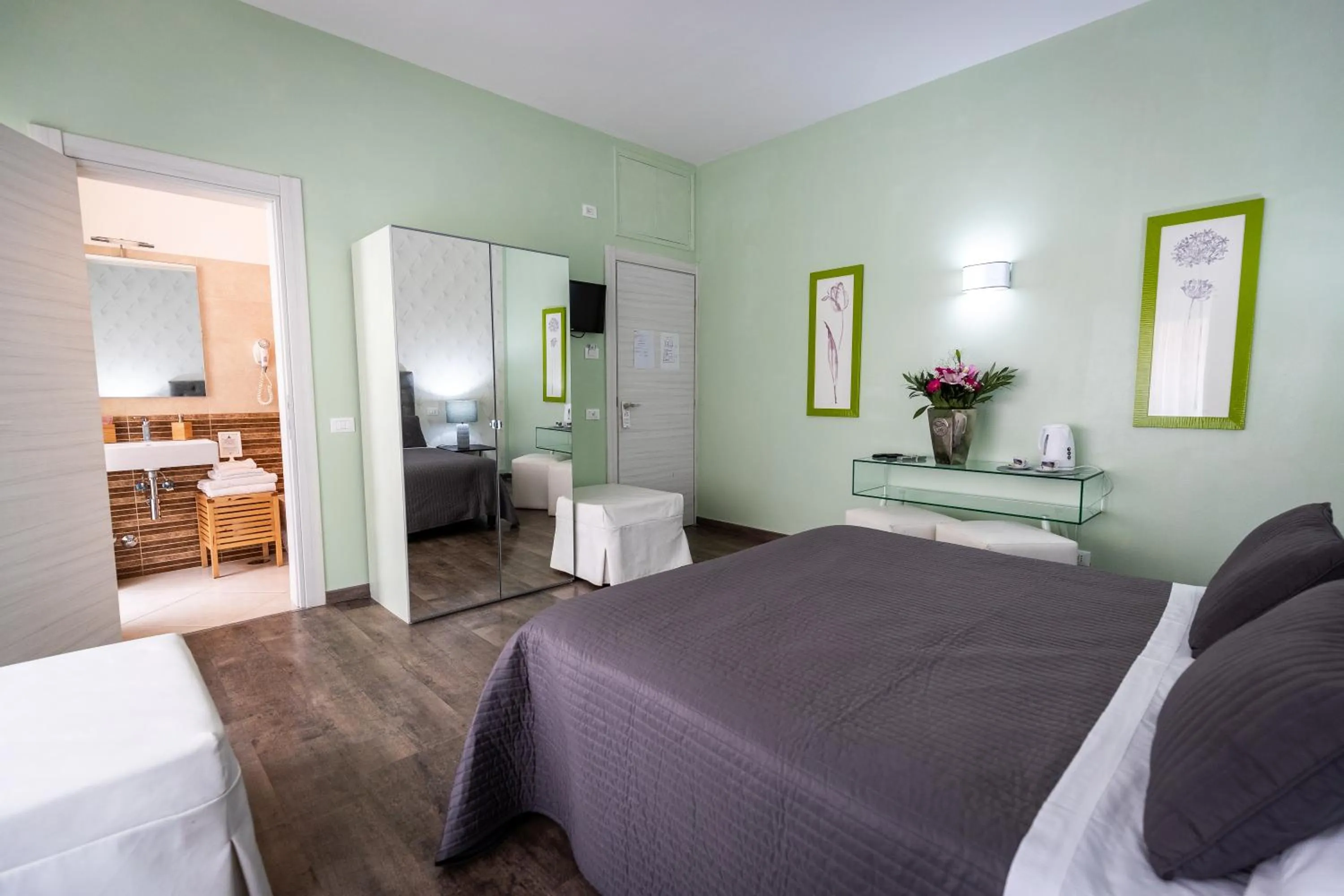 Bed in B&B Residenza Gregorio VII