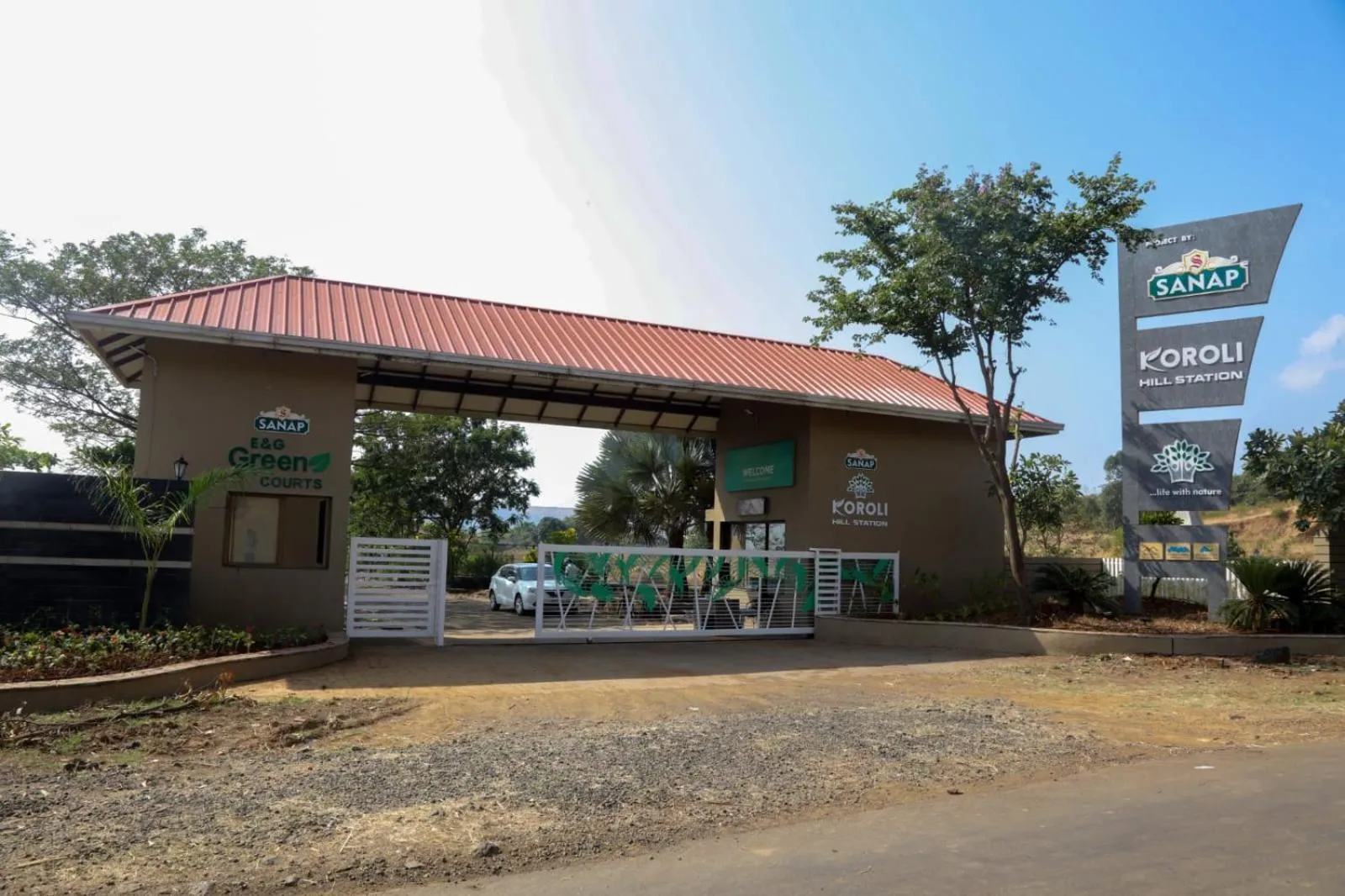 Property building in E&G Green Courts Resort at Koroli Hill Station