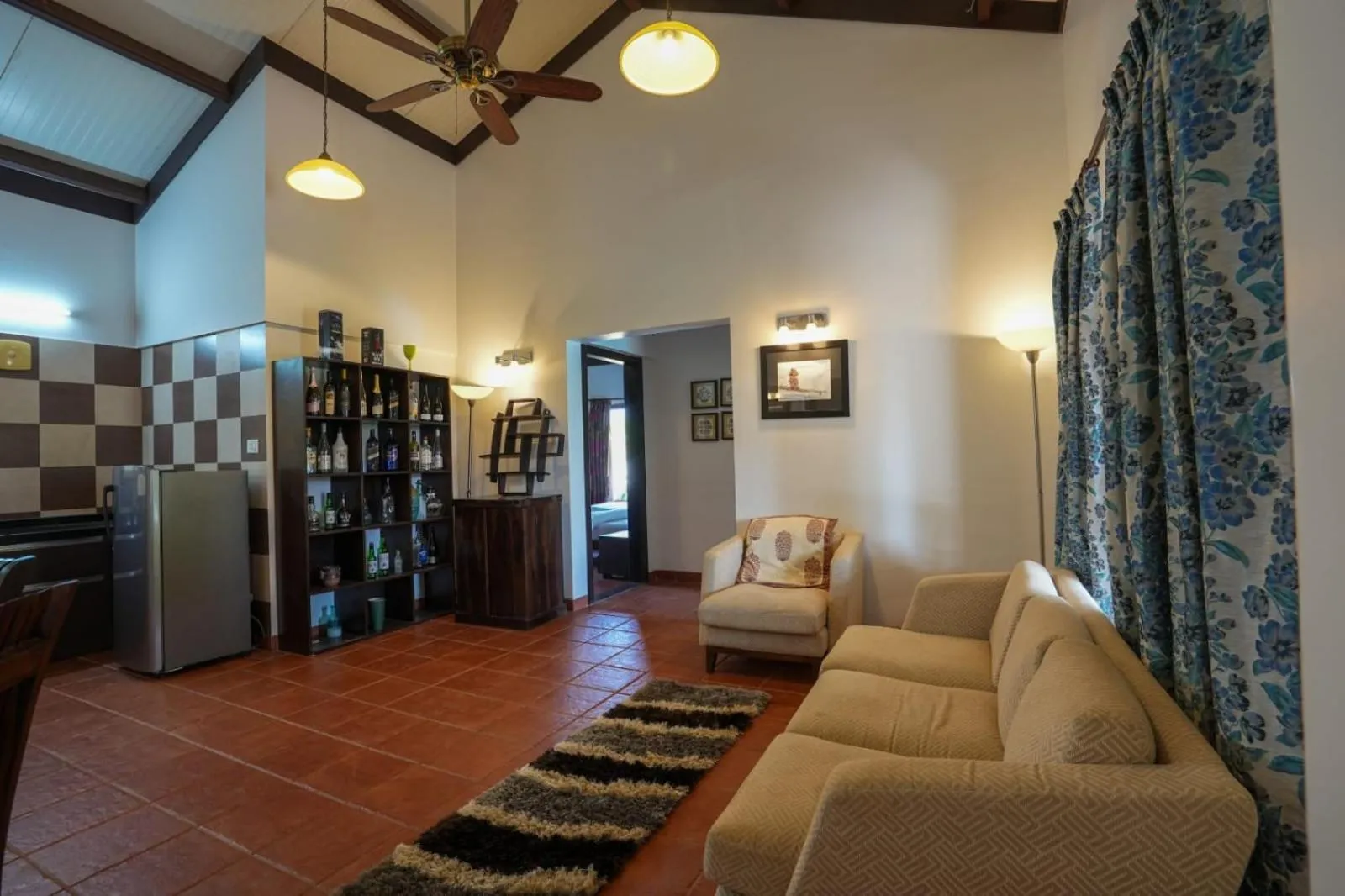 Seating area in E&G Green Courts Resort at Koroli Hill Station