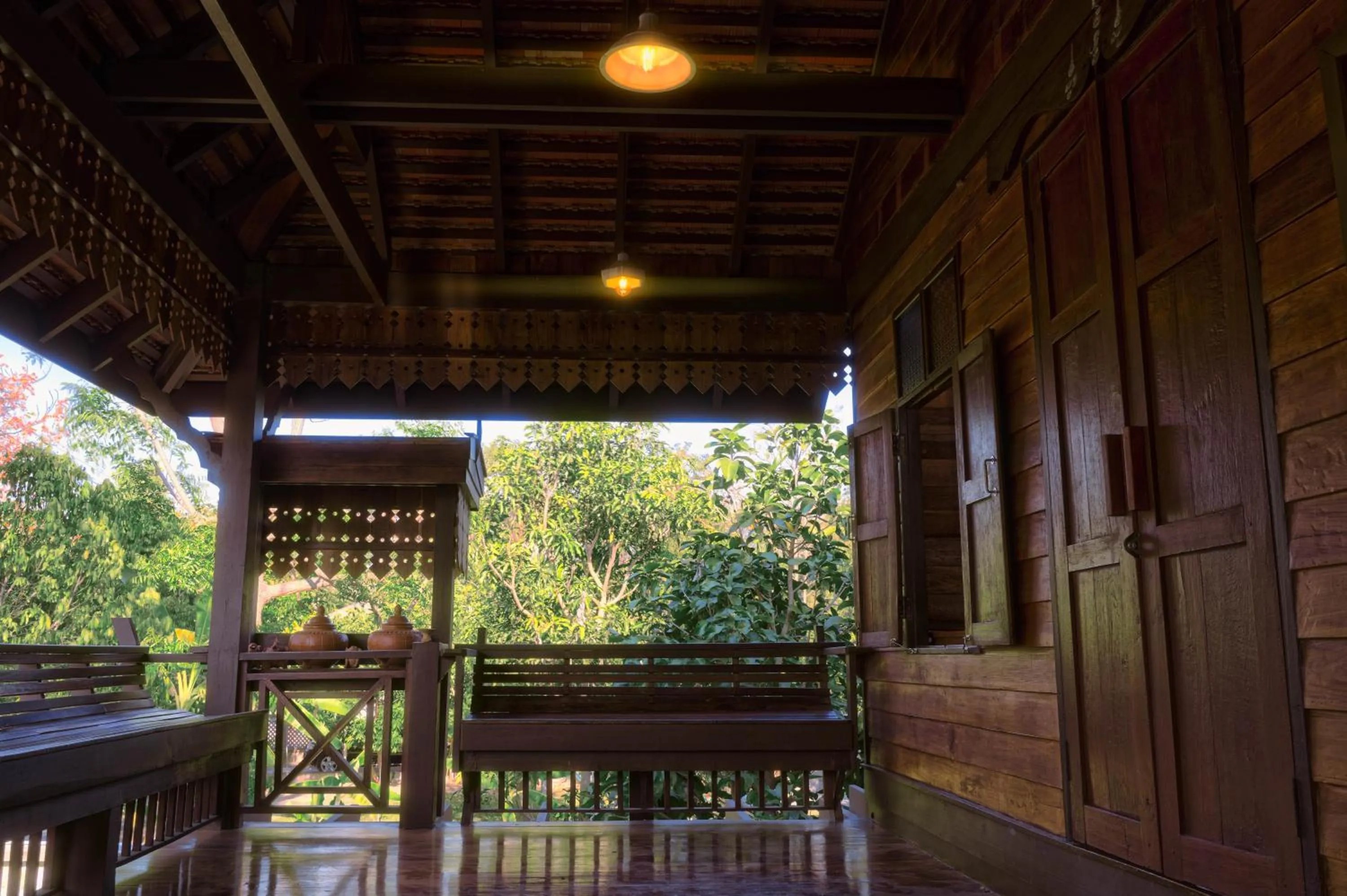 Patio in Lanna Localstay
