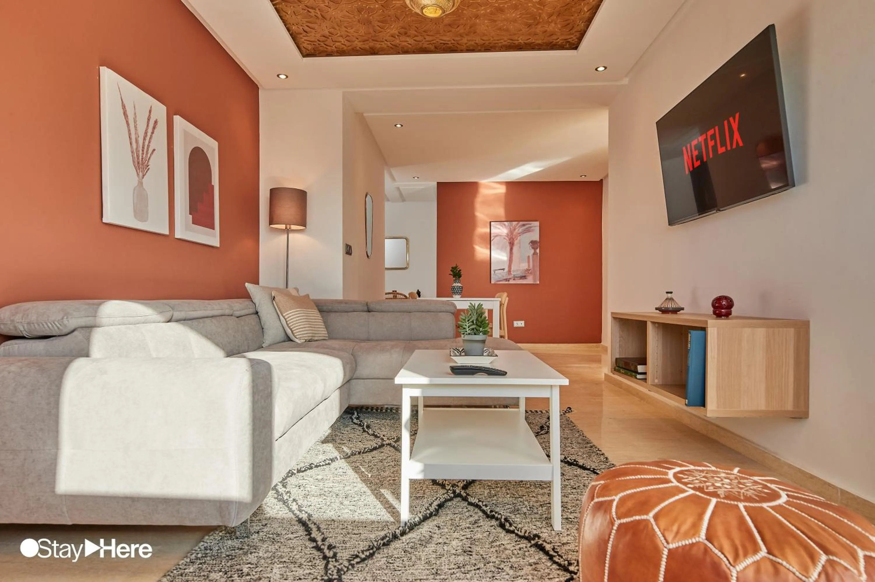 Seating area in Stayhere Rabat - Hassan - Authentic Residence