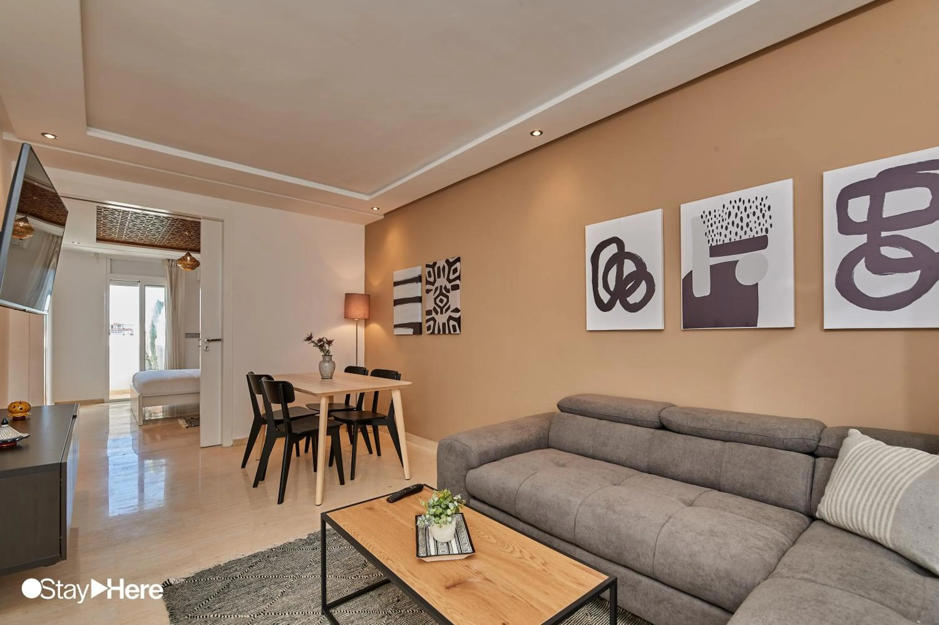 Living room in Stayhere Rabat - Hassan - Authentic Residence
