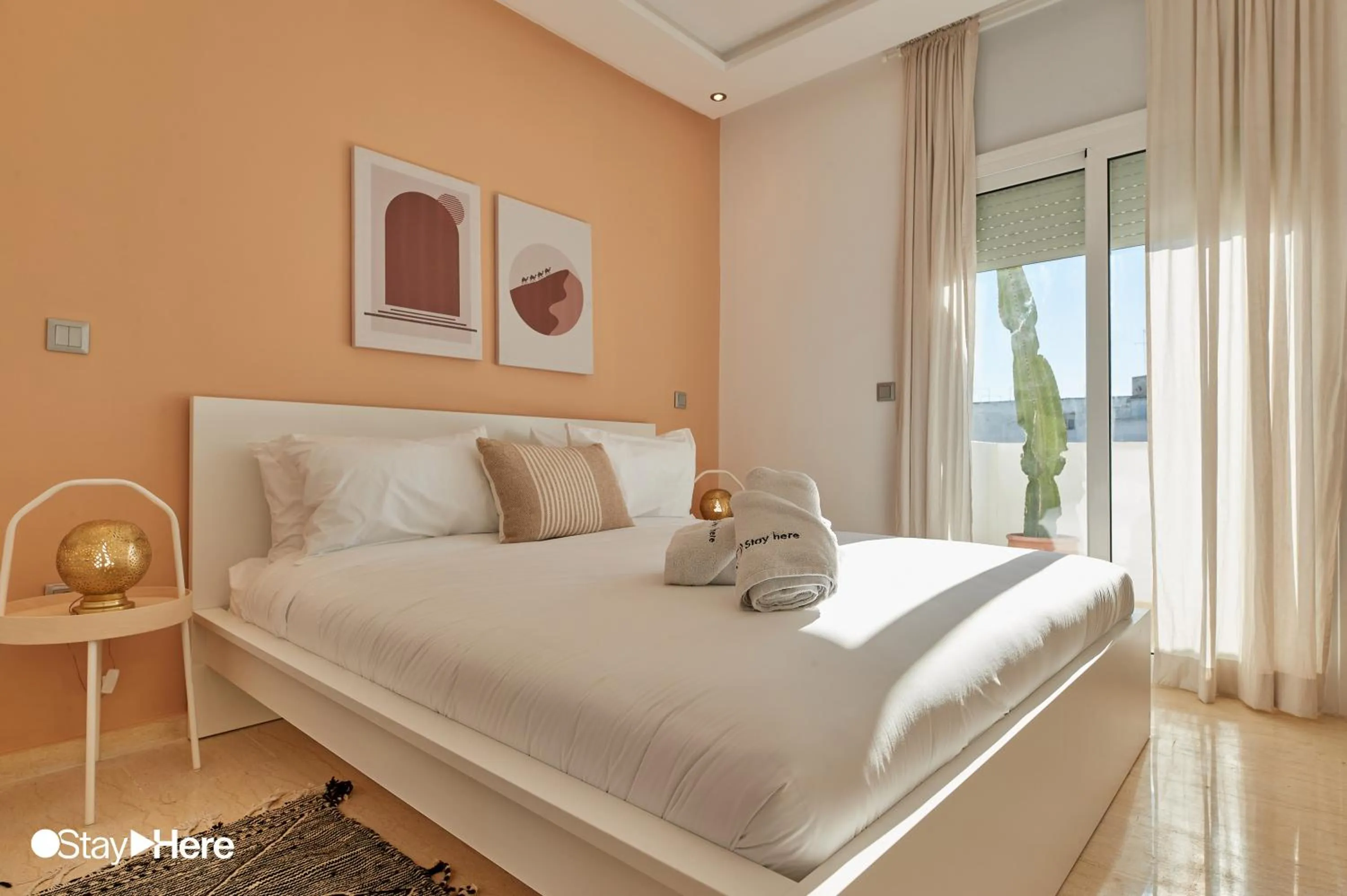 Bedroom, Bed in Stayhere Rabat - Hassan - Authentic Residence