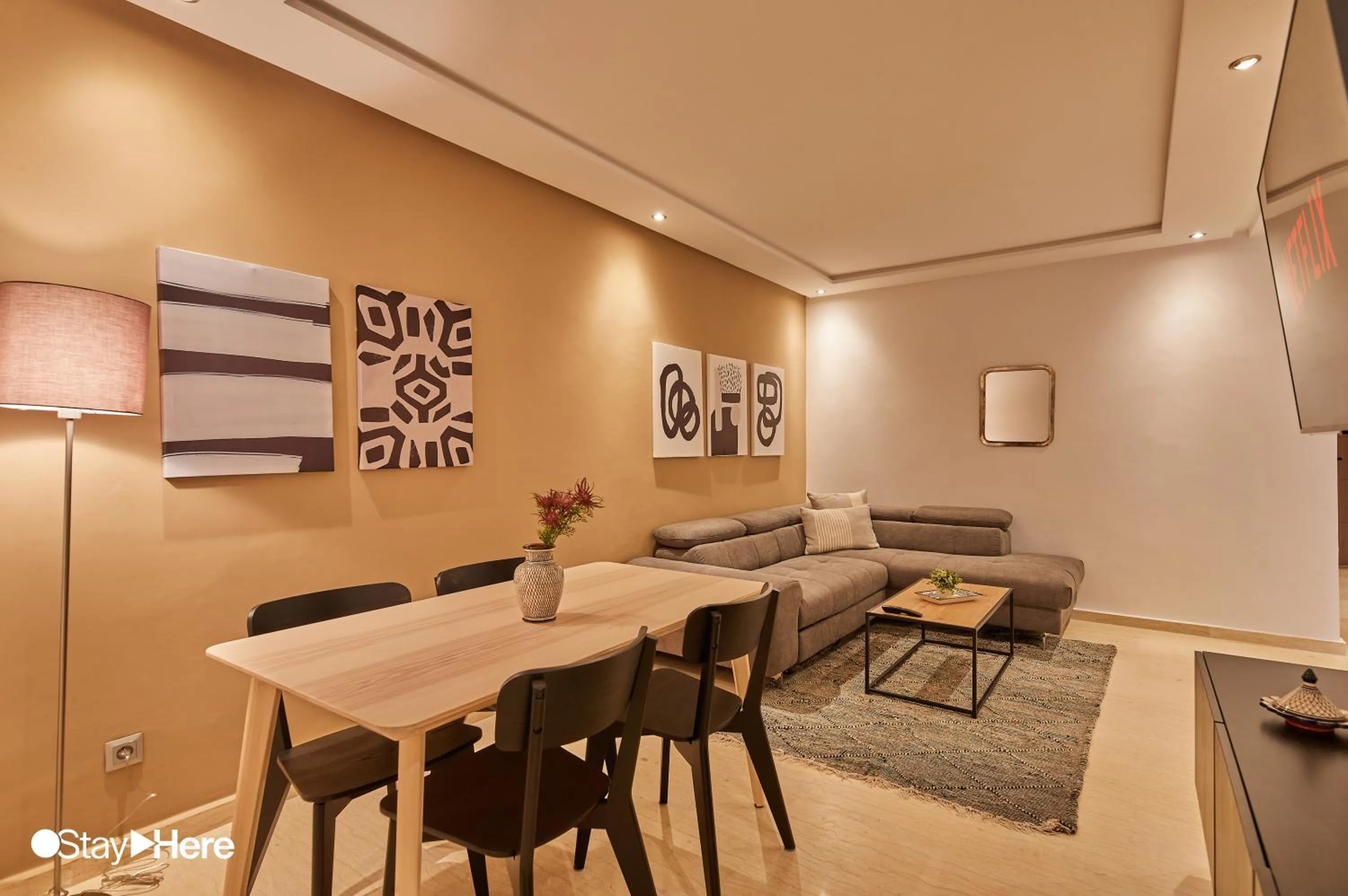 Living room in Stayhere Rabat - Hassan - Authentic Residence