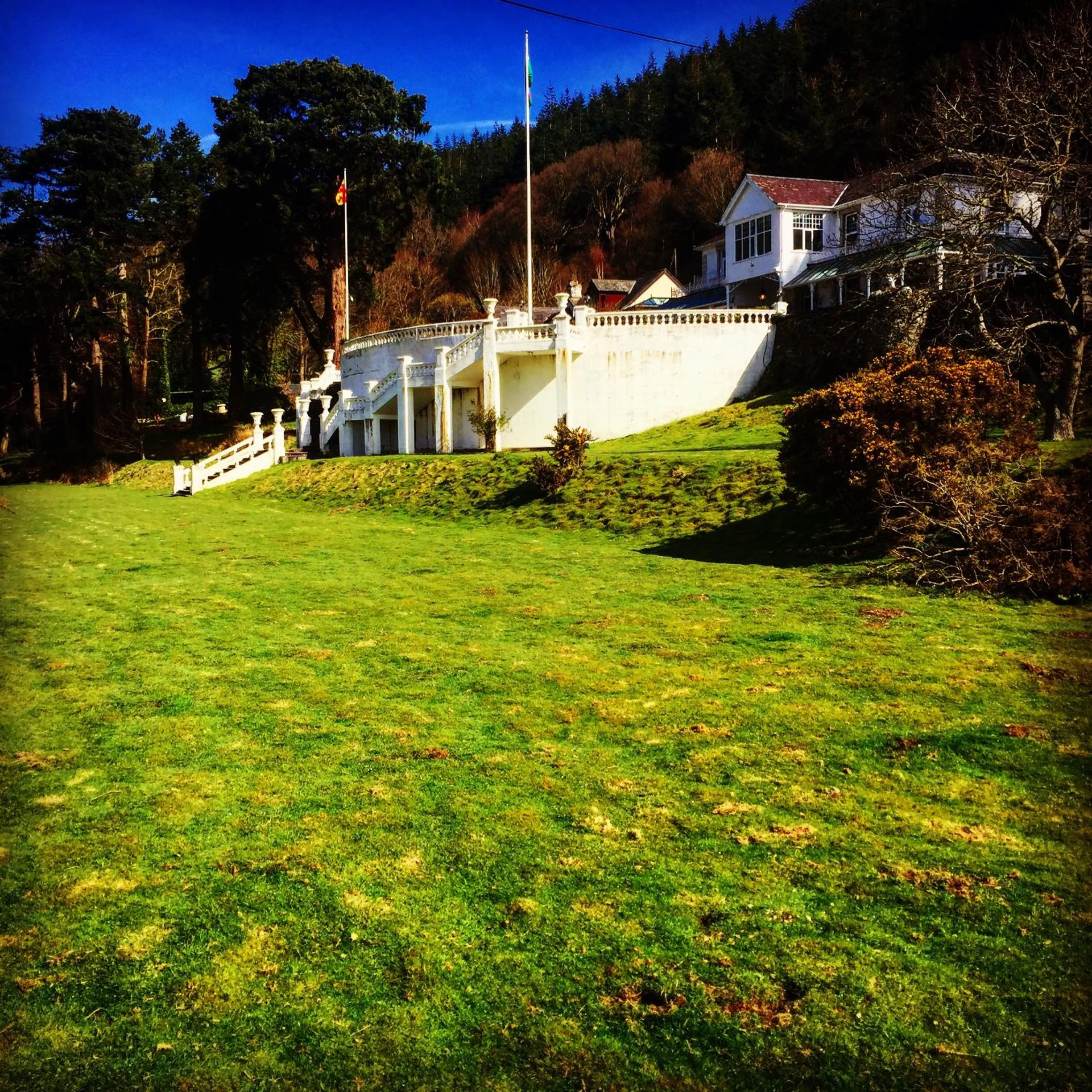 Balcony/Terrace in Plas Maenan