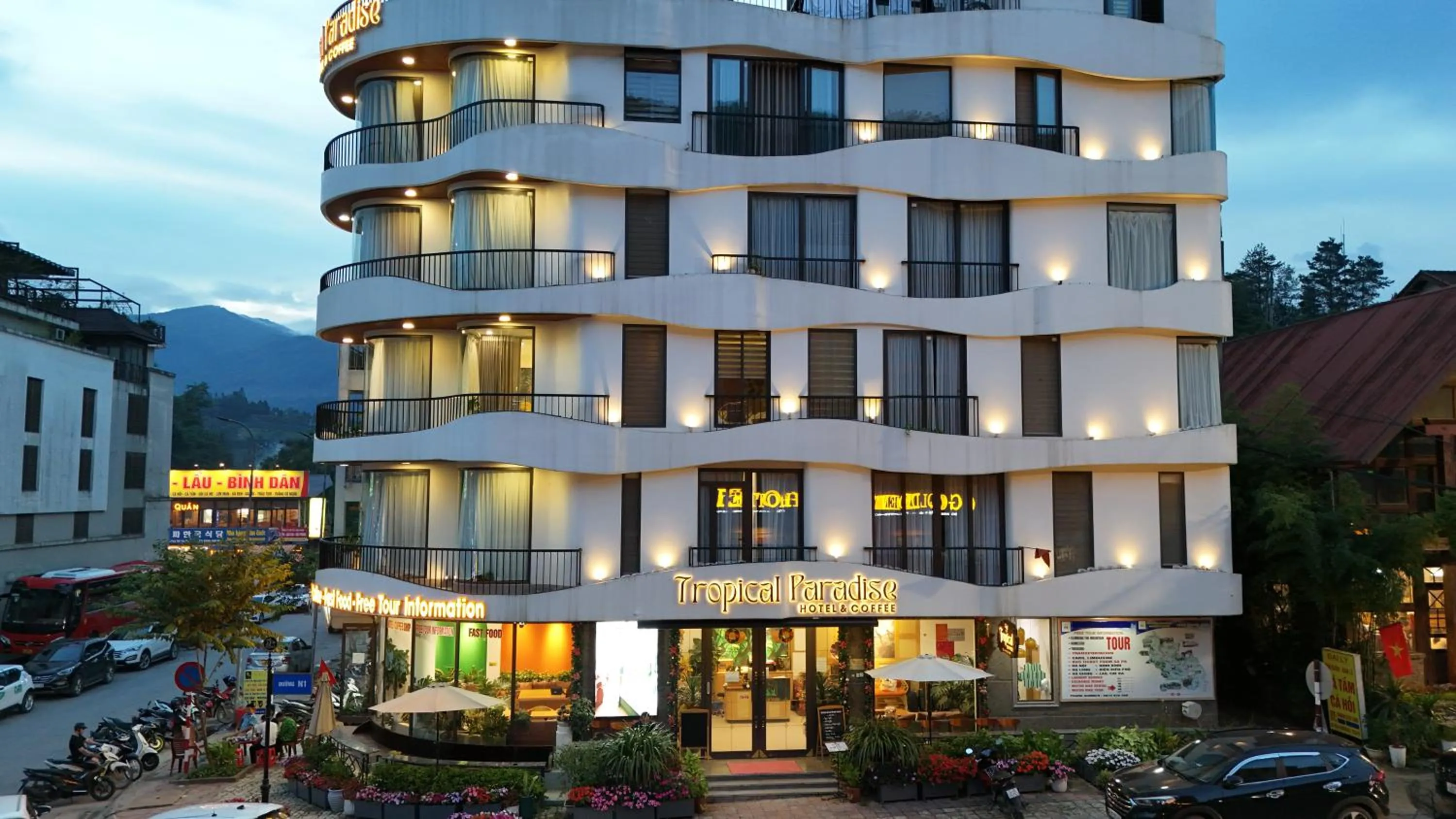 Property building in Tropical Paradise Sapa Hotel & Tour