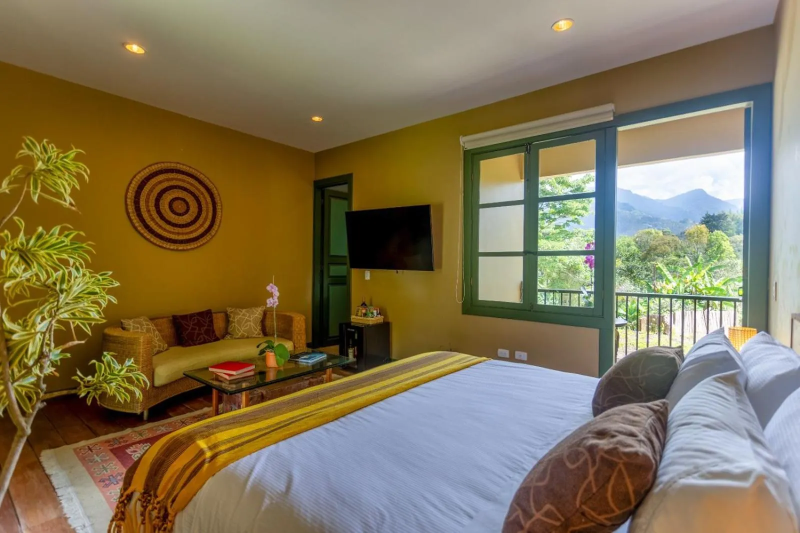 Bed in Sazagua Cocora Reserva Natural