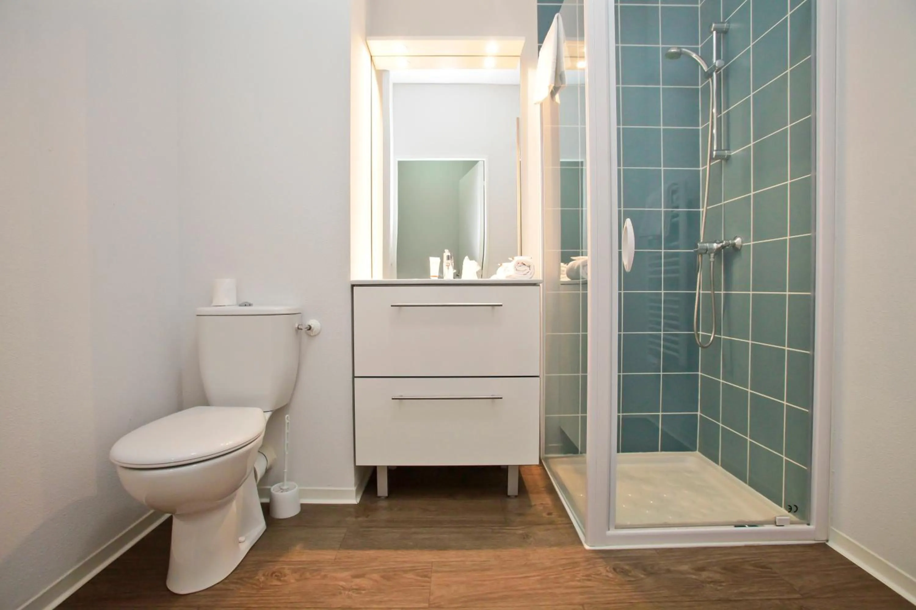 Bathroom in Appart Hotel Odalys City Tours Le Jardin des Lettres