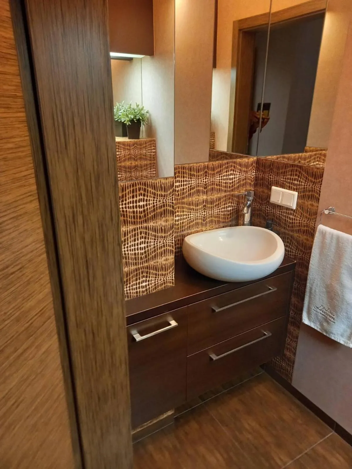 Bathroom in Apartment with an Amazing View