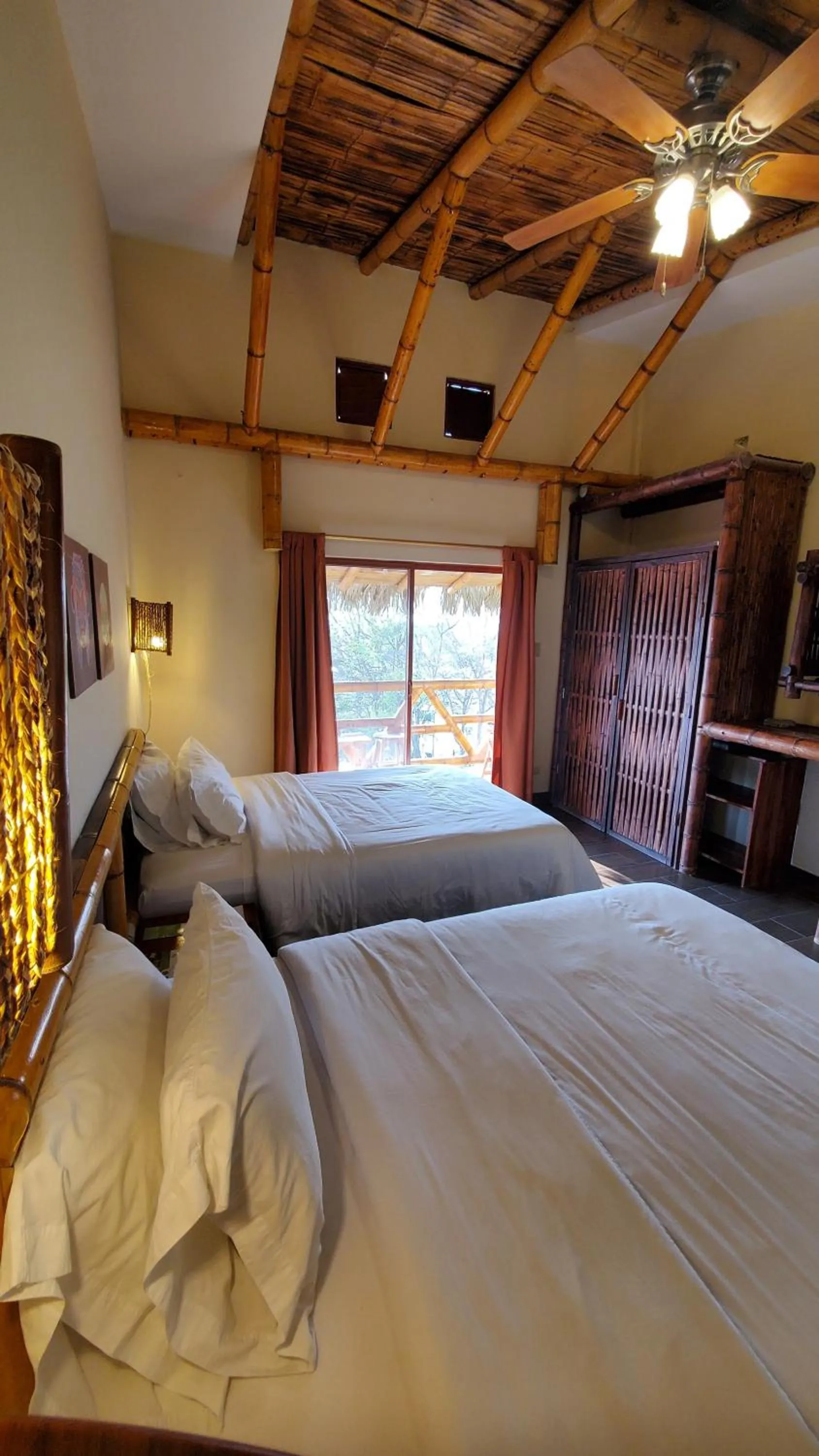 Bed in Nativa Bambu Ecolodge