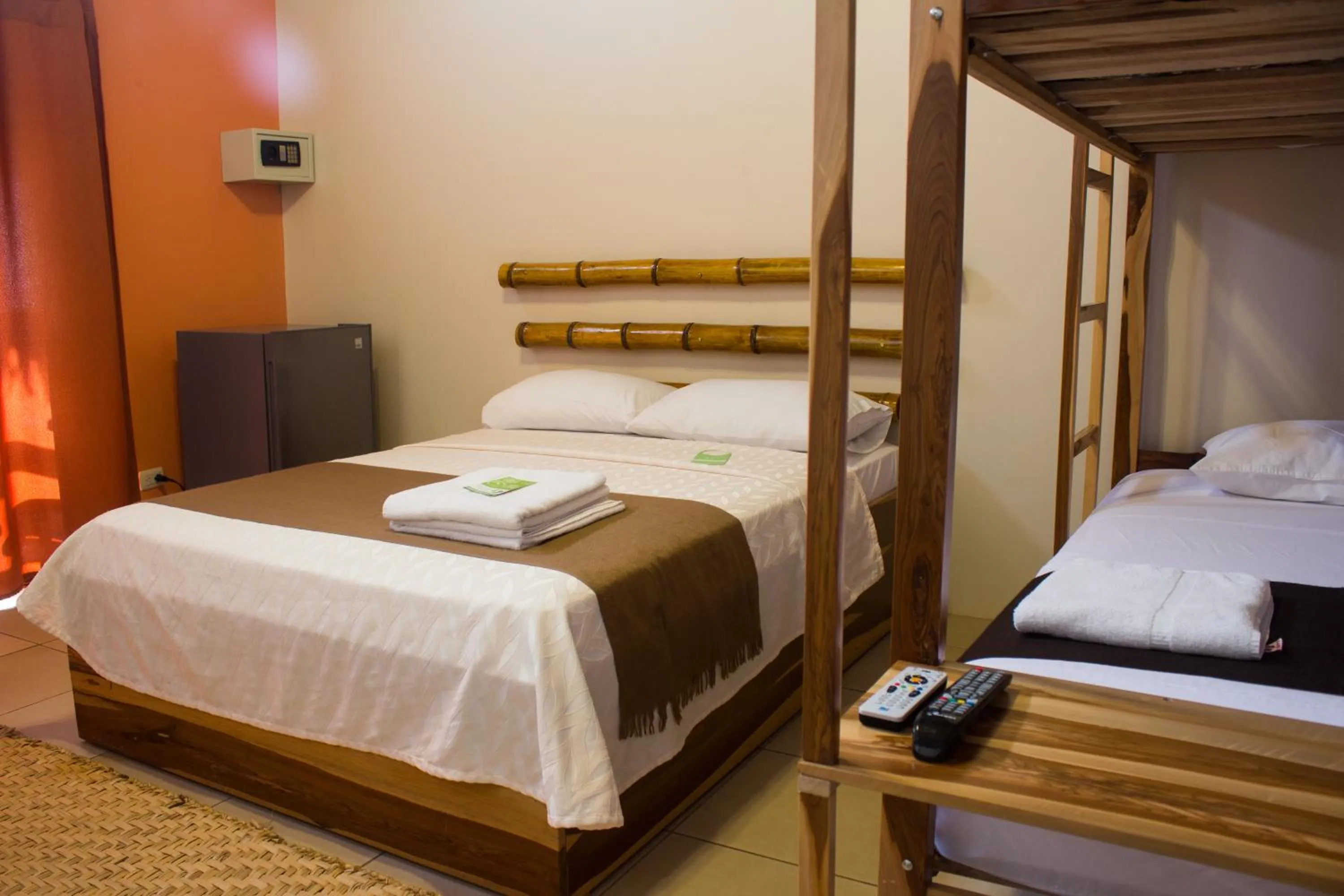 Bed in Nativa Bambu Ecolodge