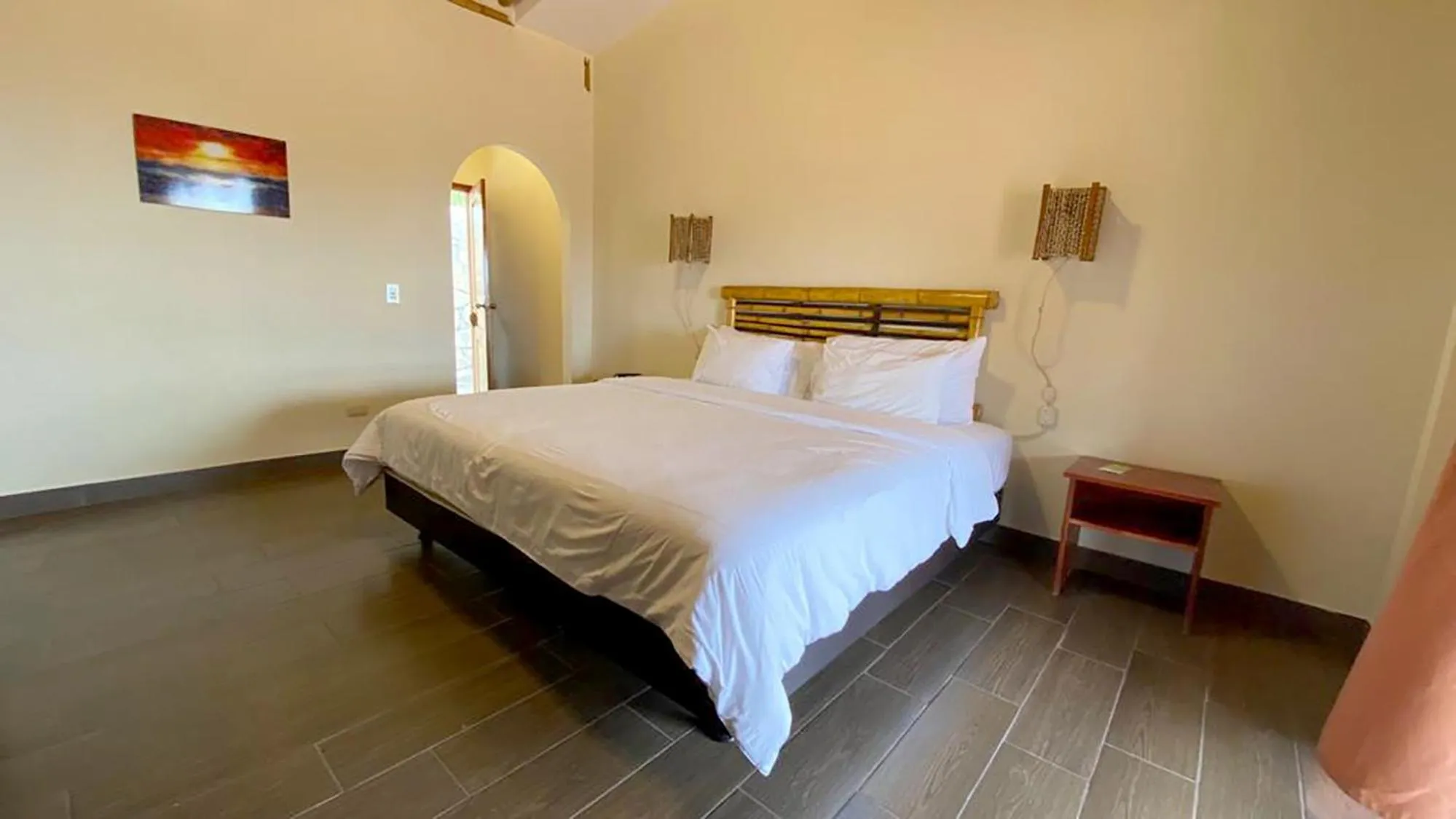 Bed in Nativa Bambu Ecolodge