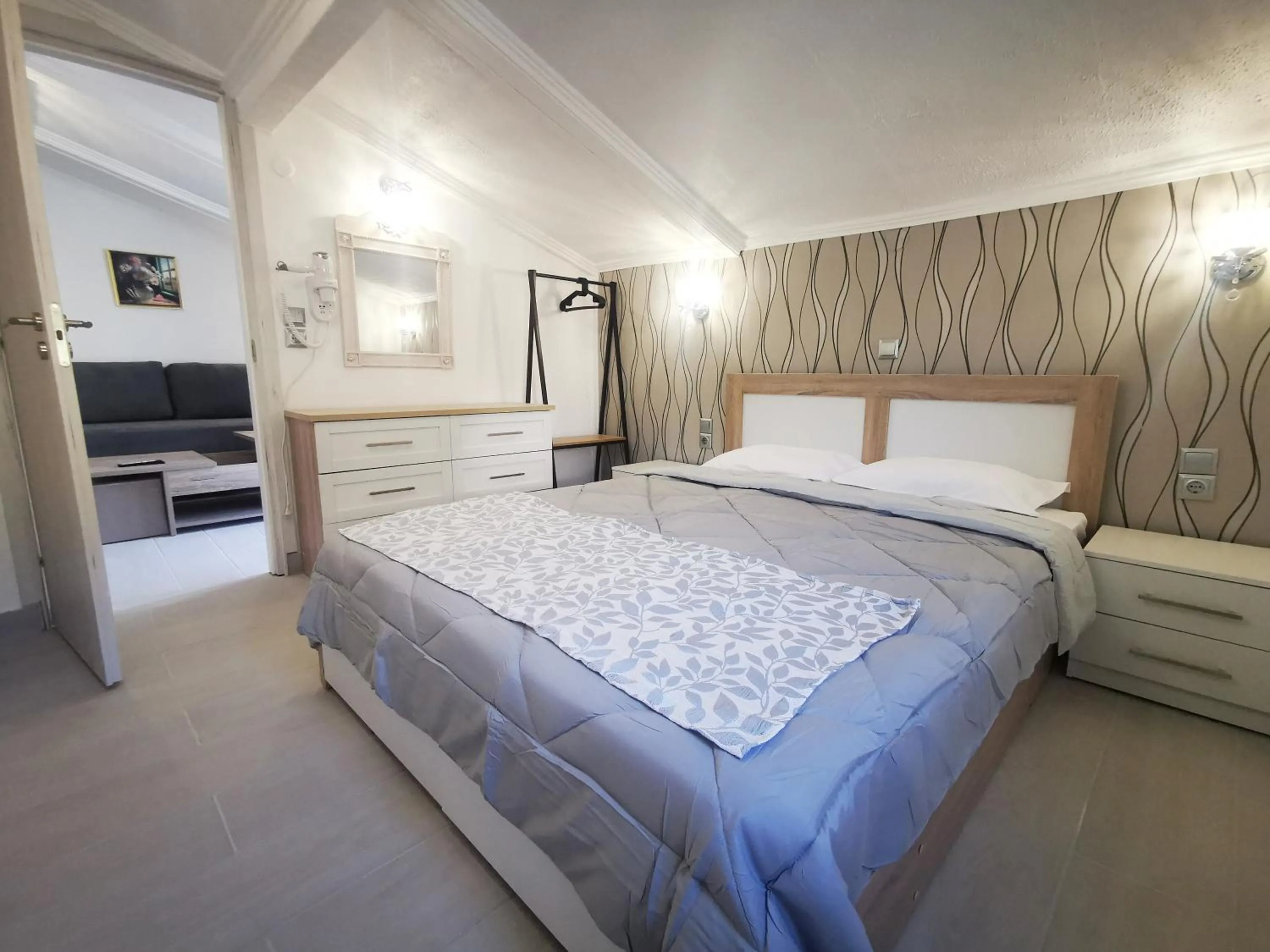 Bed in Anthis Studios