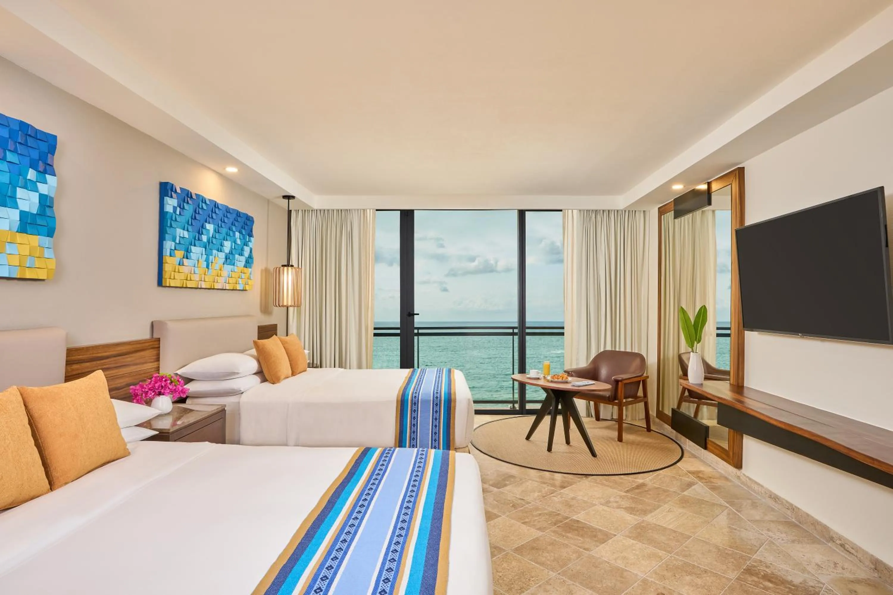 Bed in Hyatt Ziva Puerto Vallarta - All Inclusive