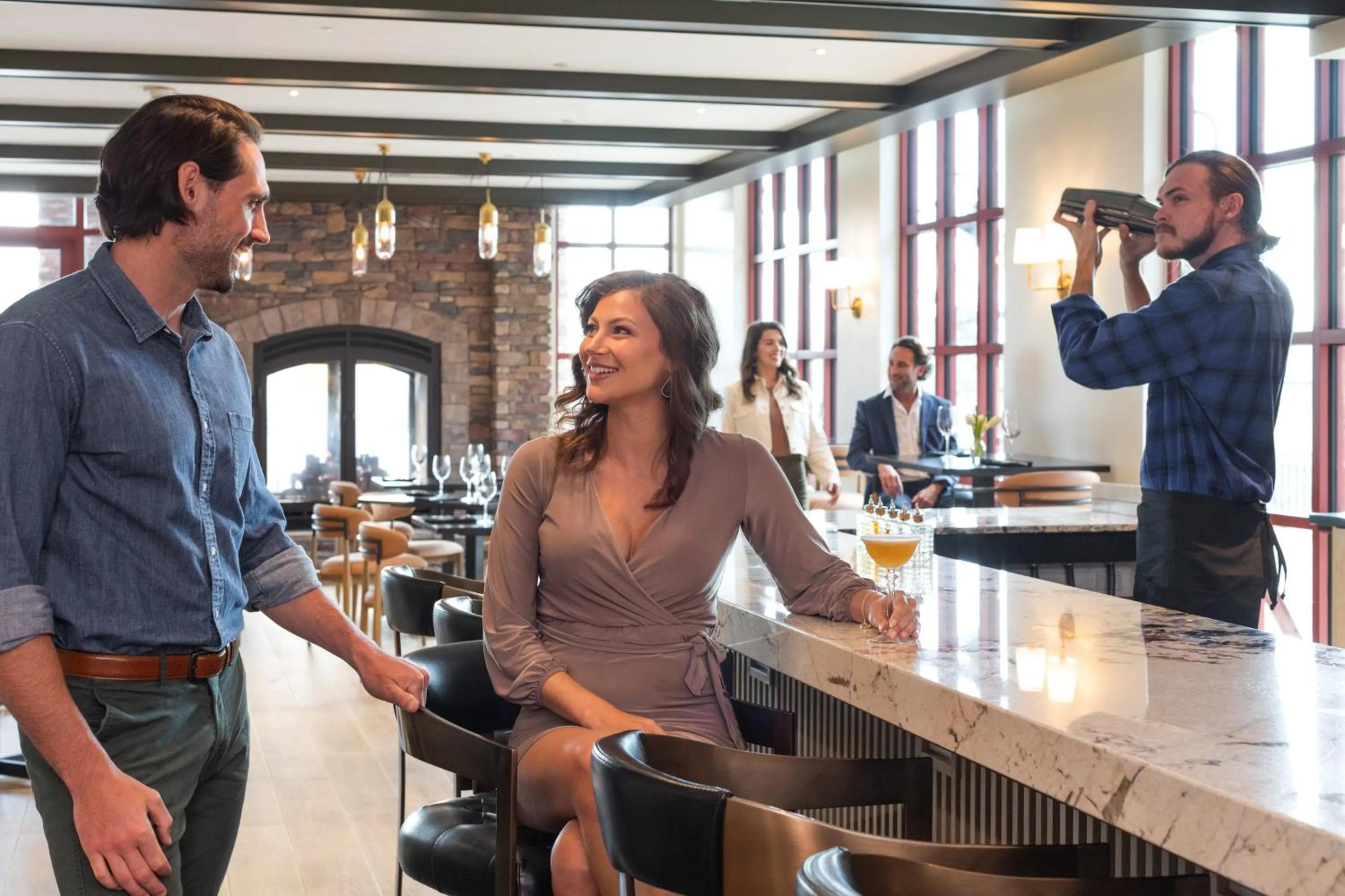 Staff in The Embers Hotel