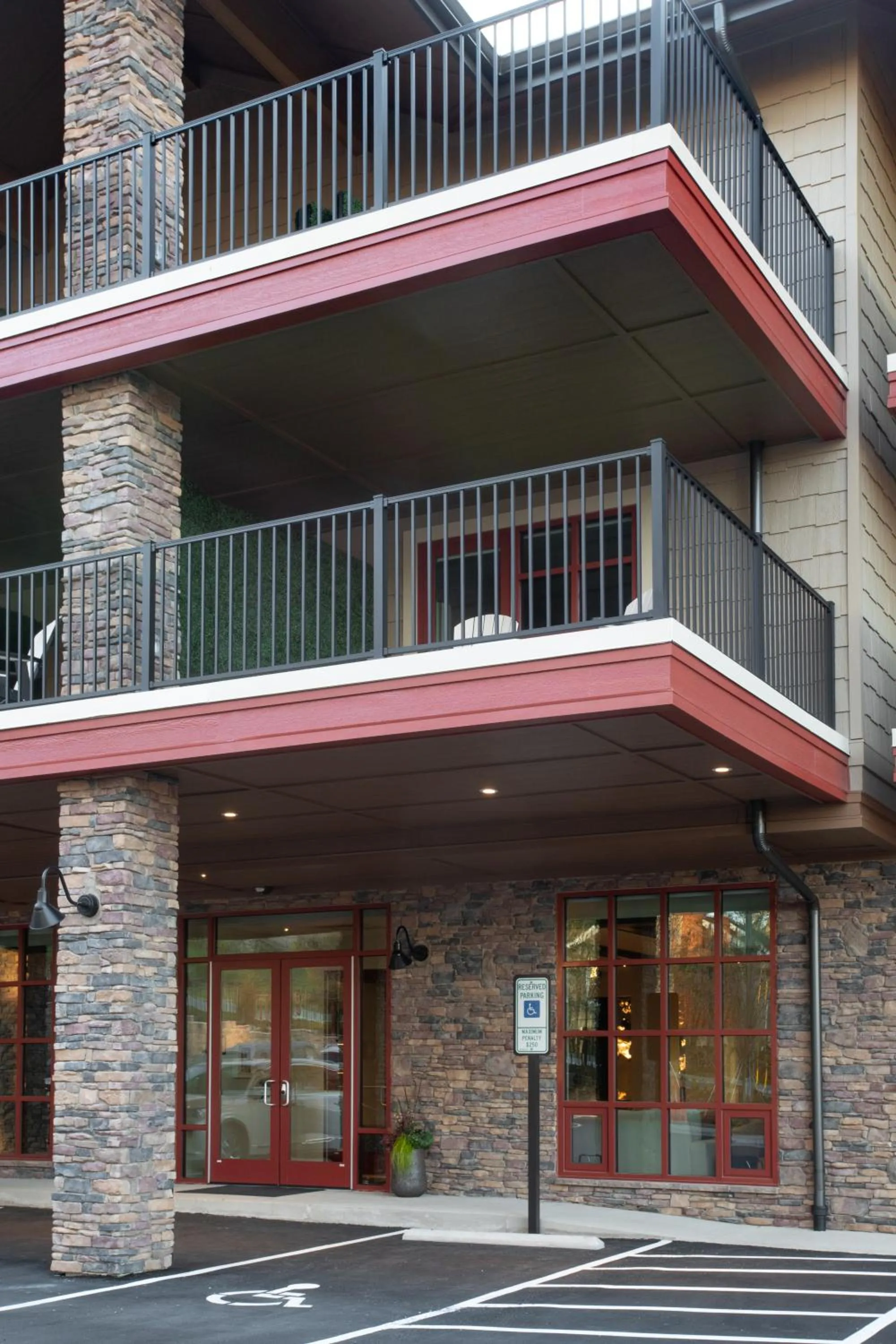 Facade/entrance in The Embers Hotel