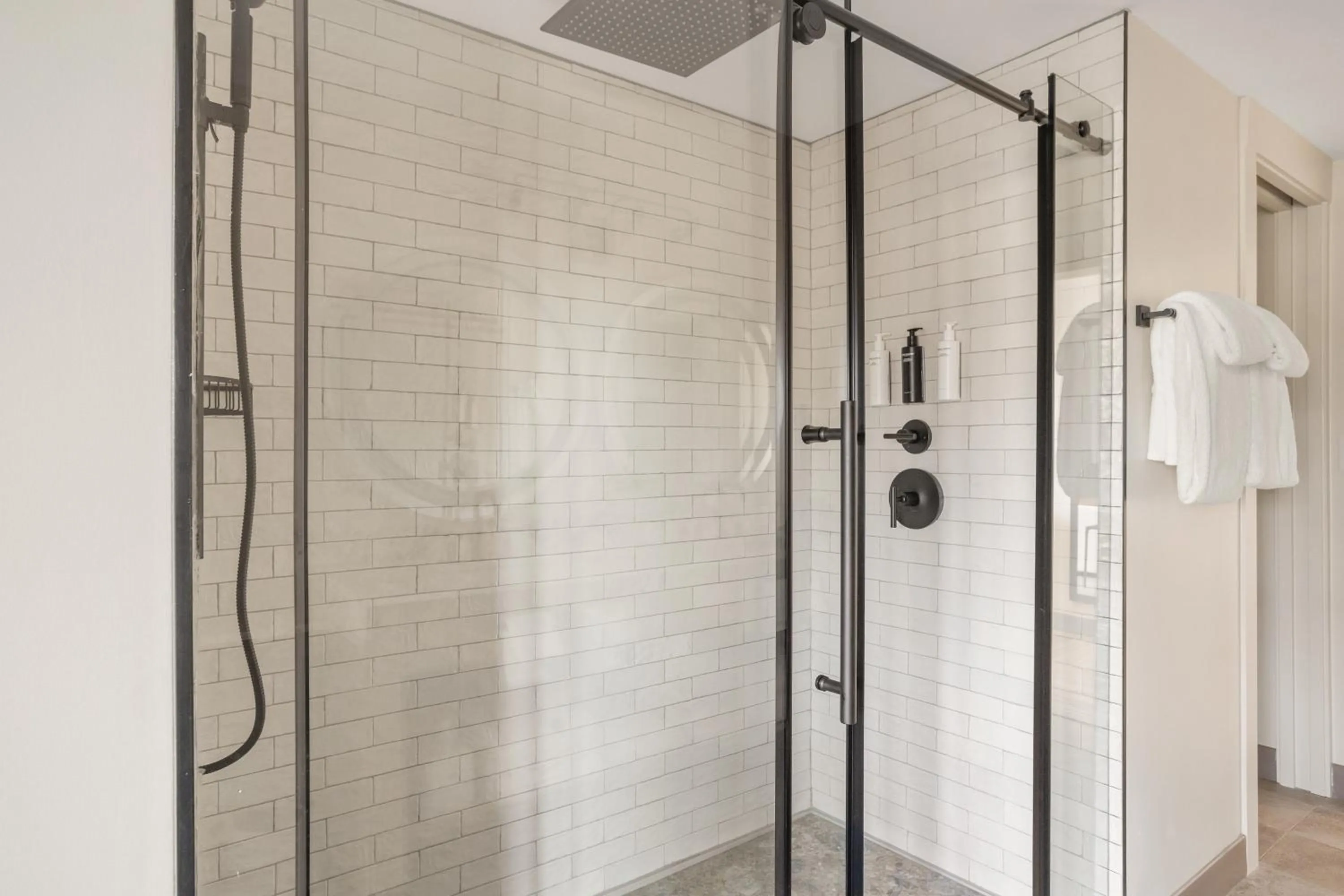 Shower in The Embers Hotel