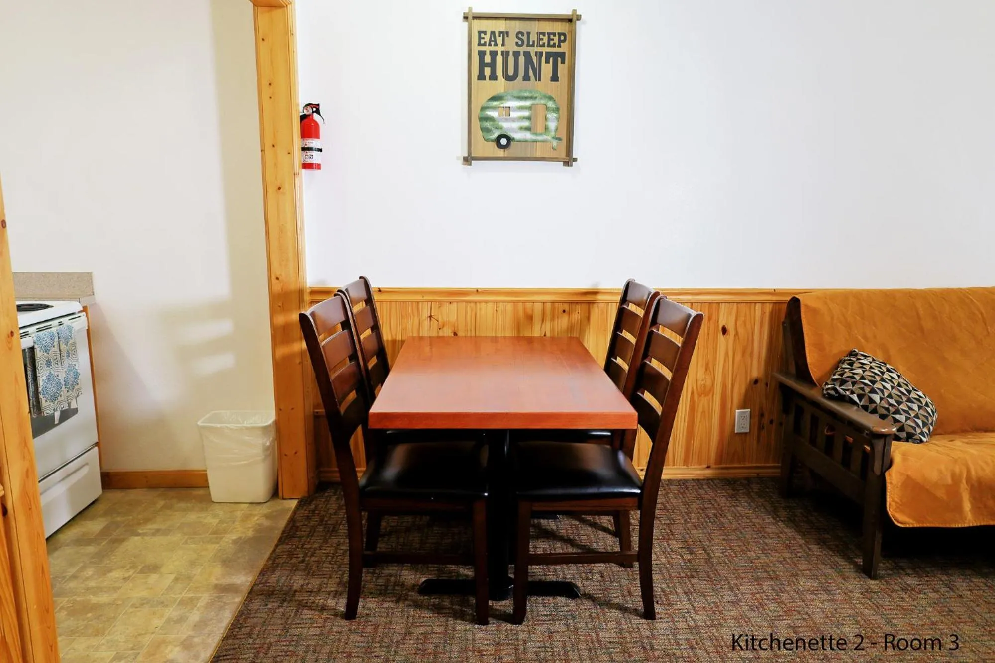 Seating area in Park Motel and Cabins