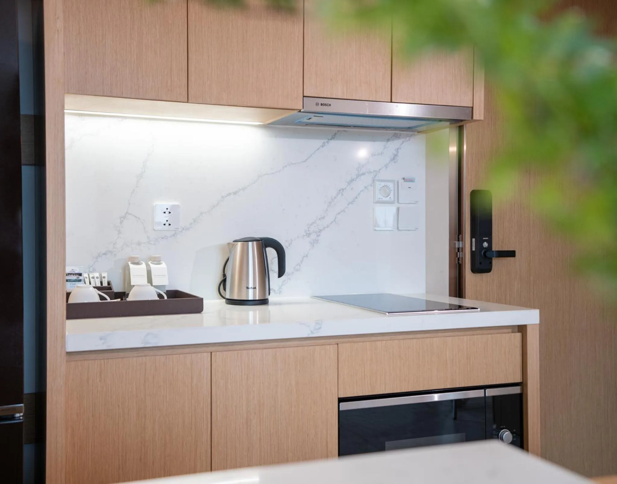 Kitchen or kitchenette in The Five Suites Lilas