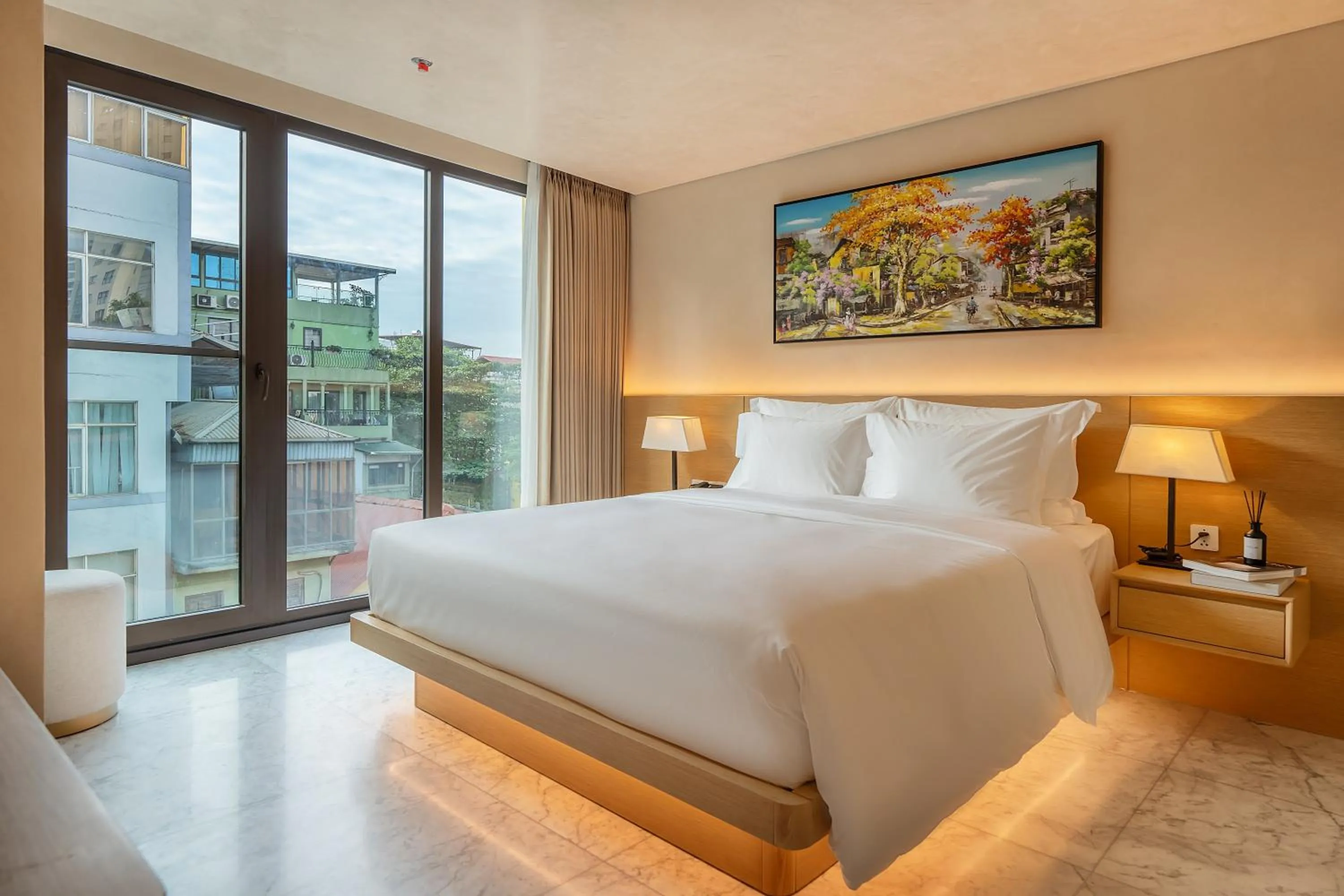 Bed in The Five Suites Lilas