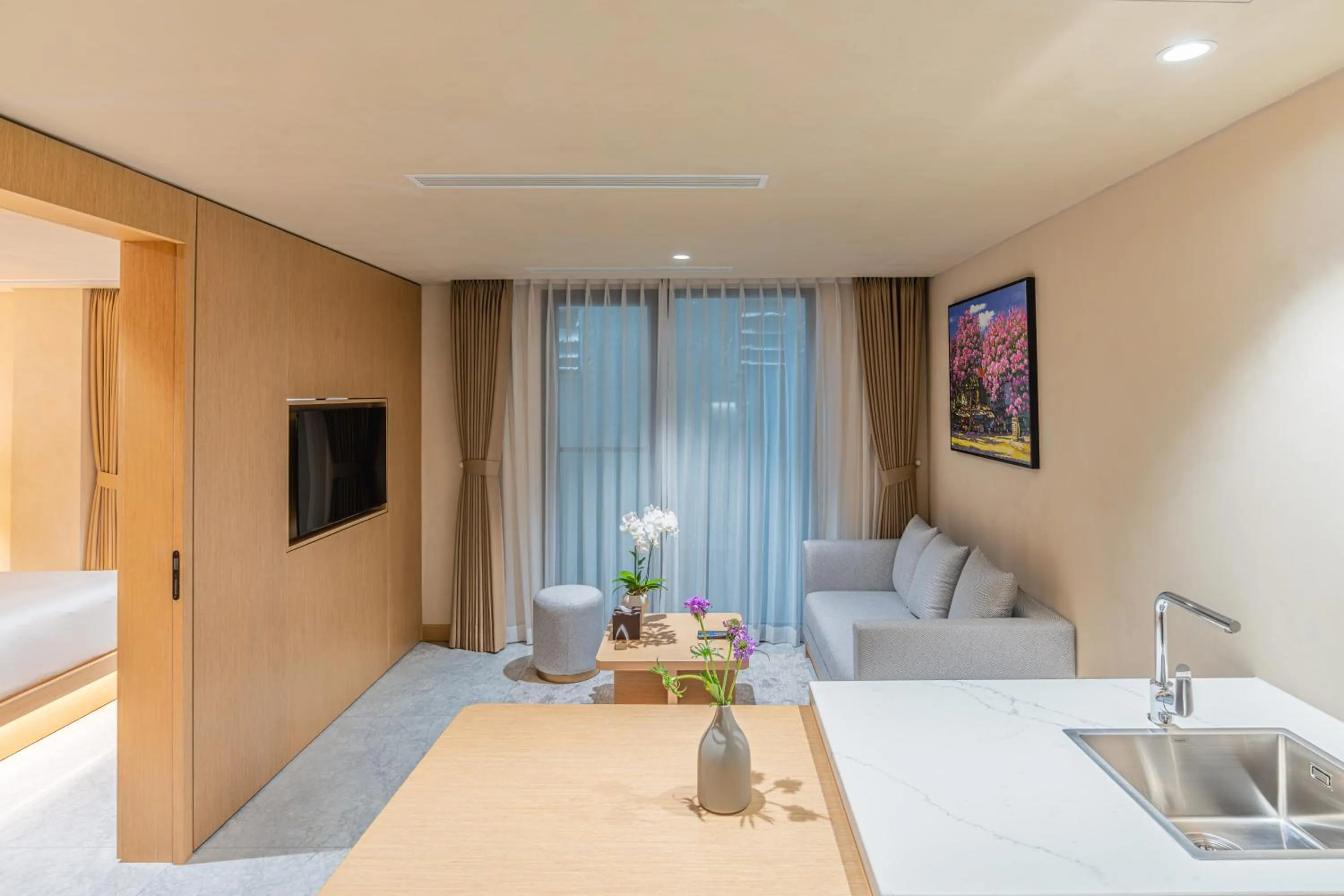 Living room in The Five Suites Lilas