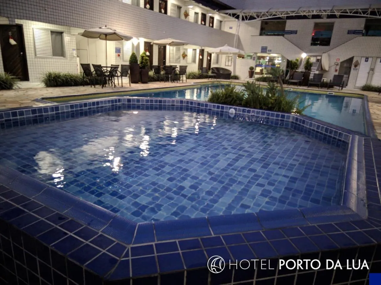 Swimming pool in Hotel Pousada Porto da Lua